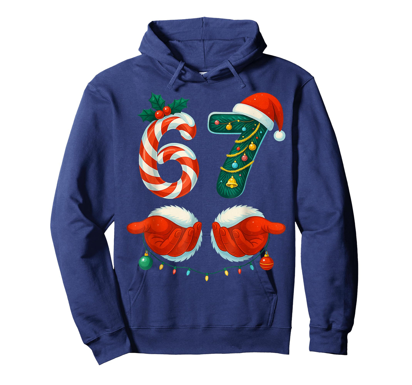 67 Christmas 6 7 Meme Pajamas Holiday Gen Alpha Slang T-Shirt