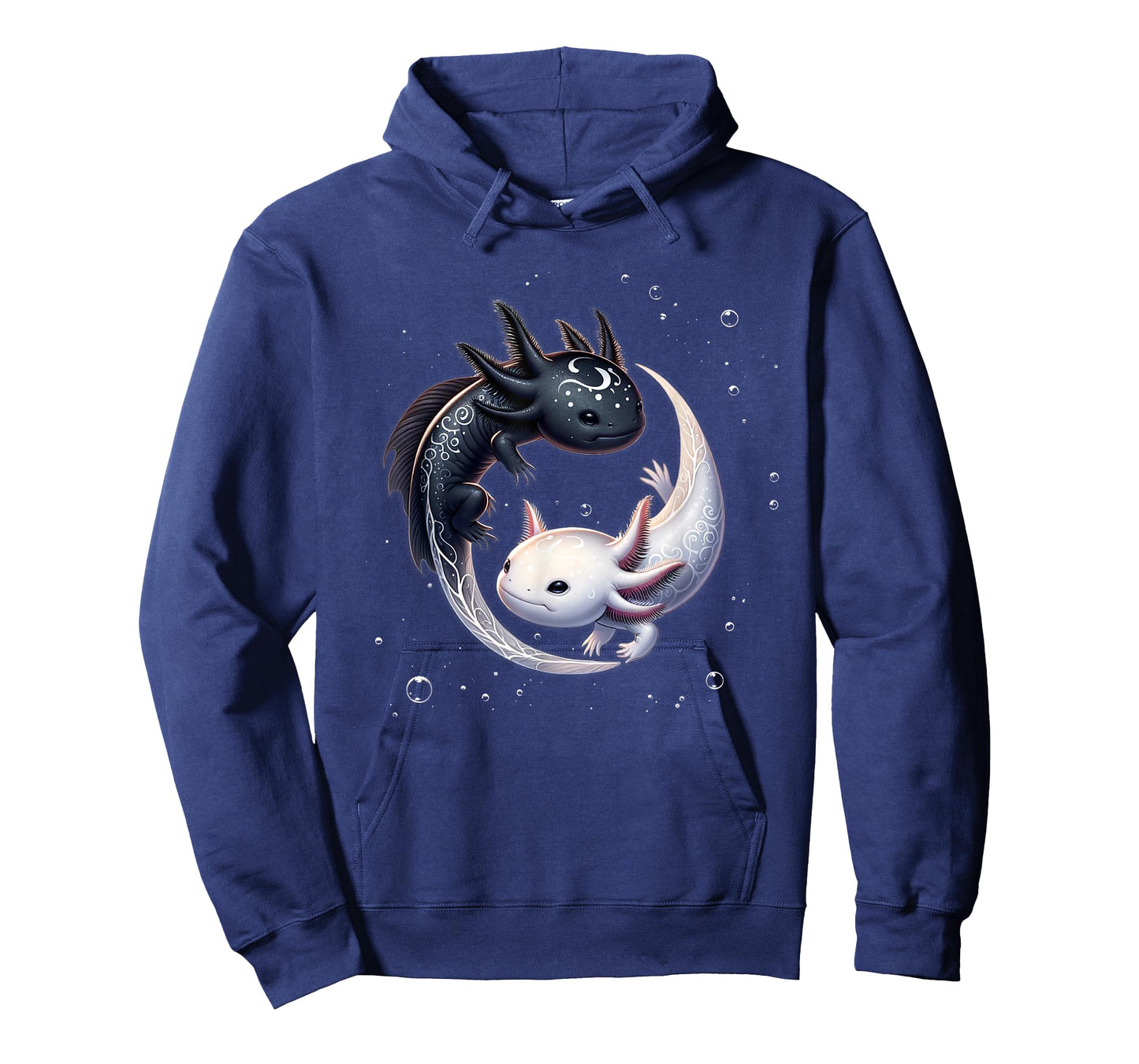 Yin Yang Axolotls Japanese Graphic Anime Art Axolotl Lover T-Shirt