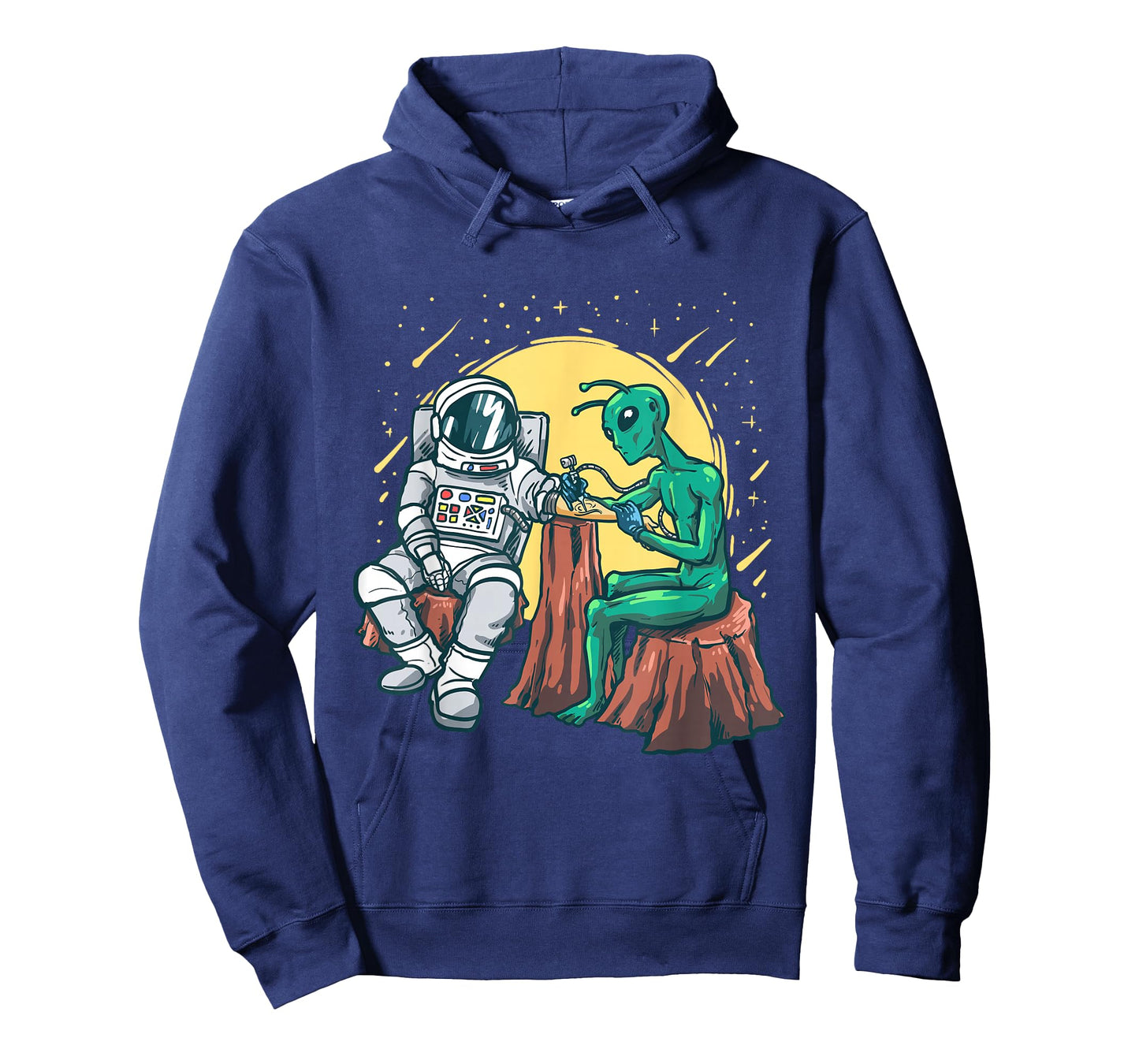 Alien Tattooed Astronaut Ink Tattoo Artist T-Shirt
