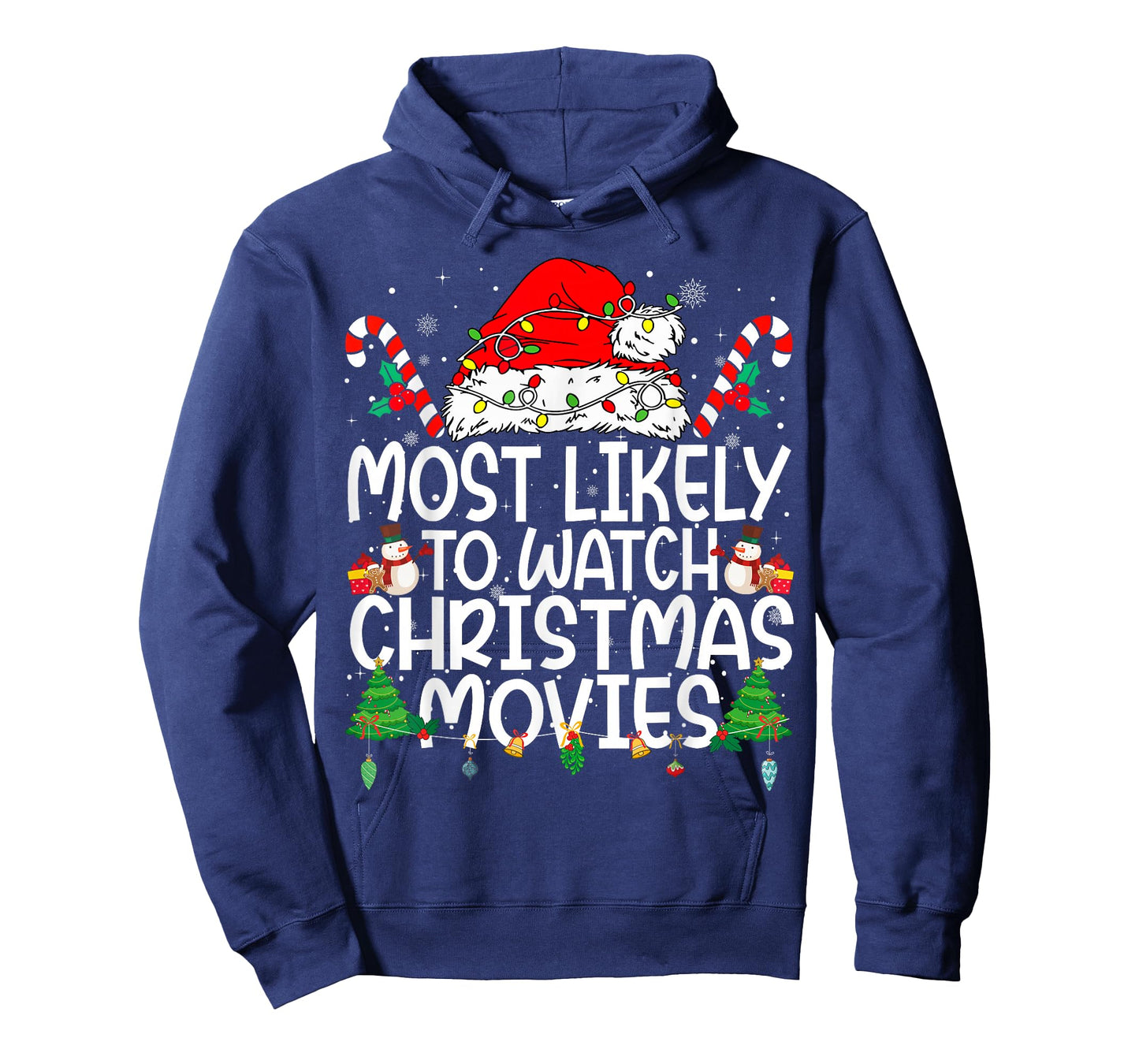 Family Matching Xmas Most Likely to Watch Christmas Movies T-Shirt