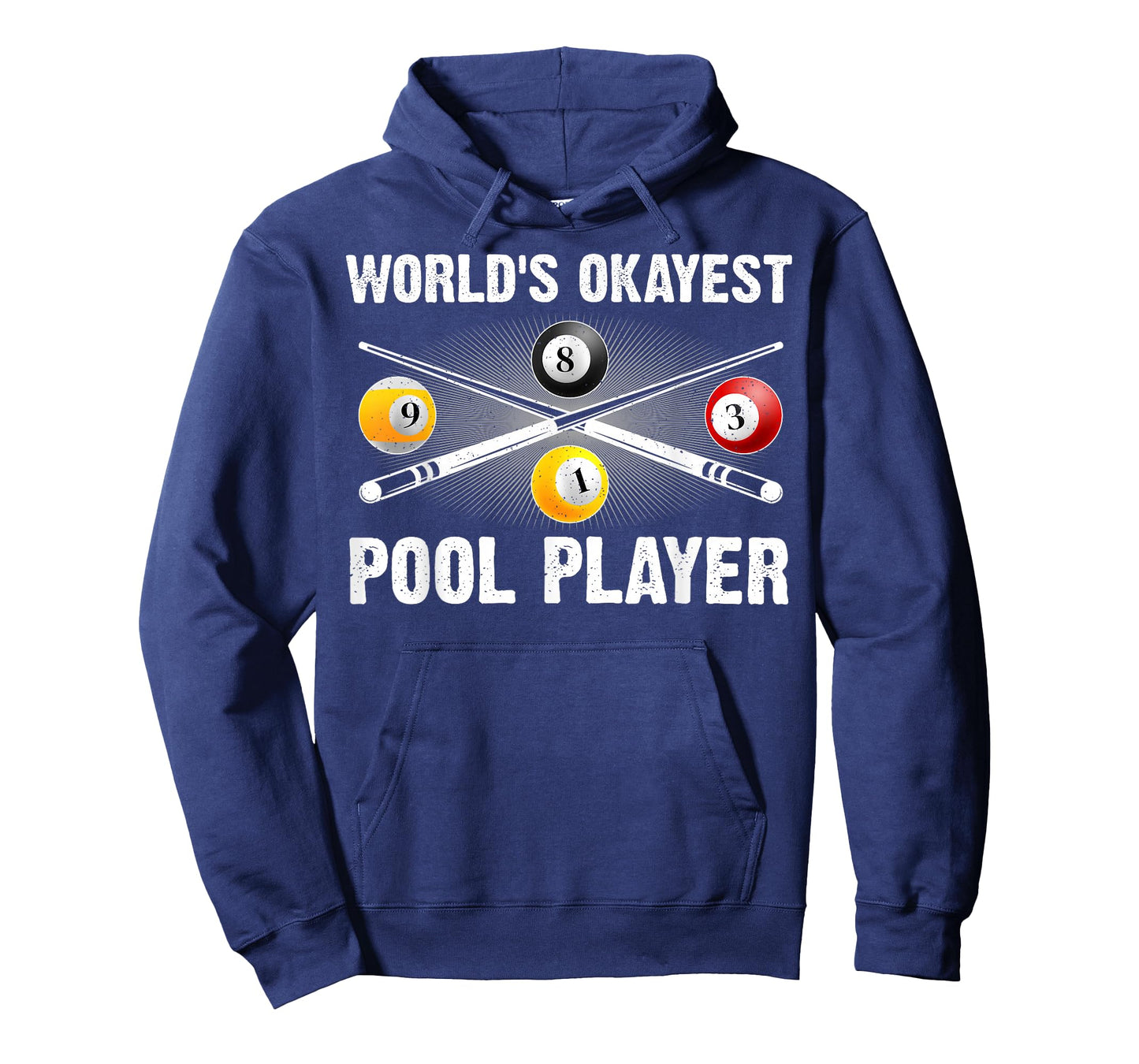 Cool Pool Player Art for Men Women Pool Game Billiard Lover T-Shirt