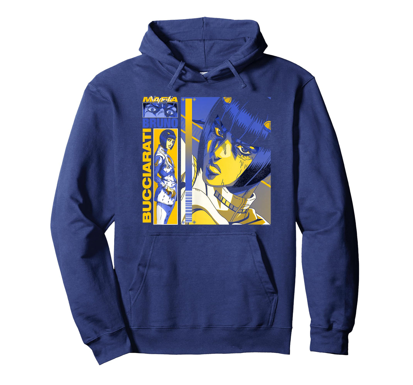 JoJo's Bizarre Adventure Bucciarati Gold and Purple Anime T-Shirt