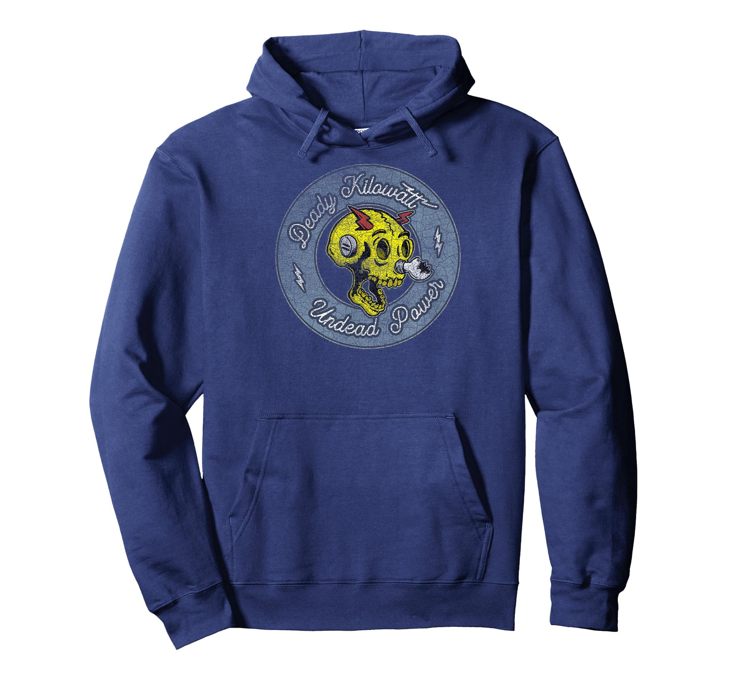 Deady Kilowatt Skull Zombie T-shirt T-Shirt