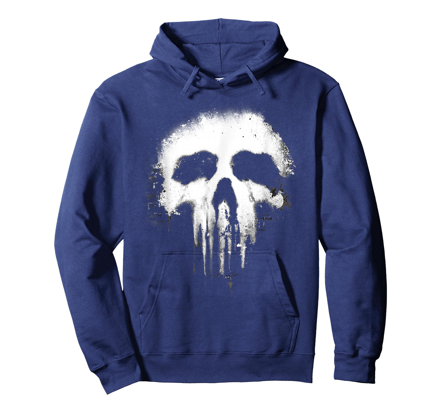 Marvel The Punisher Scary Grungy Skull Logo T-Shirt