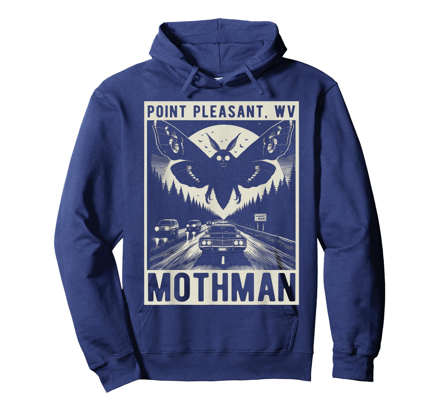 Mothman Point Pleasant W.V. Folklore Cryptozoology T-Shirt