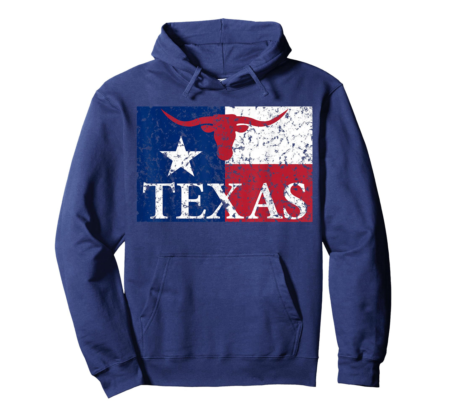 I Love Texas Longhorn Faded Grunge TX Flag T-Shirt T-Shirt