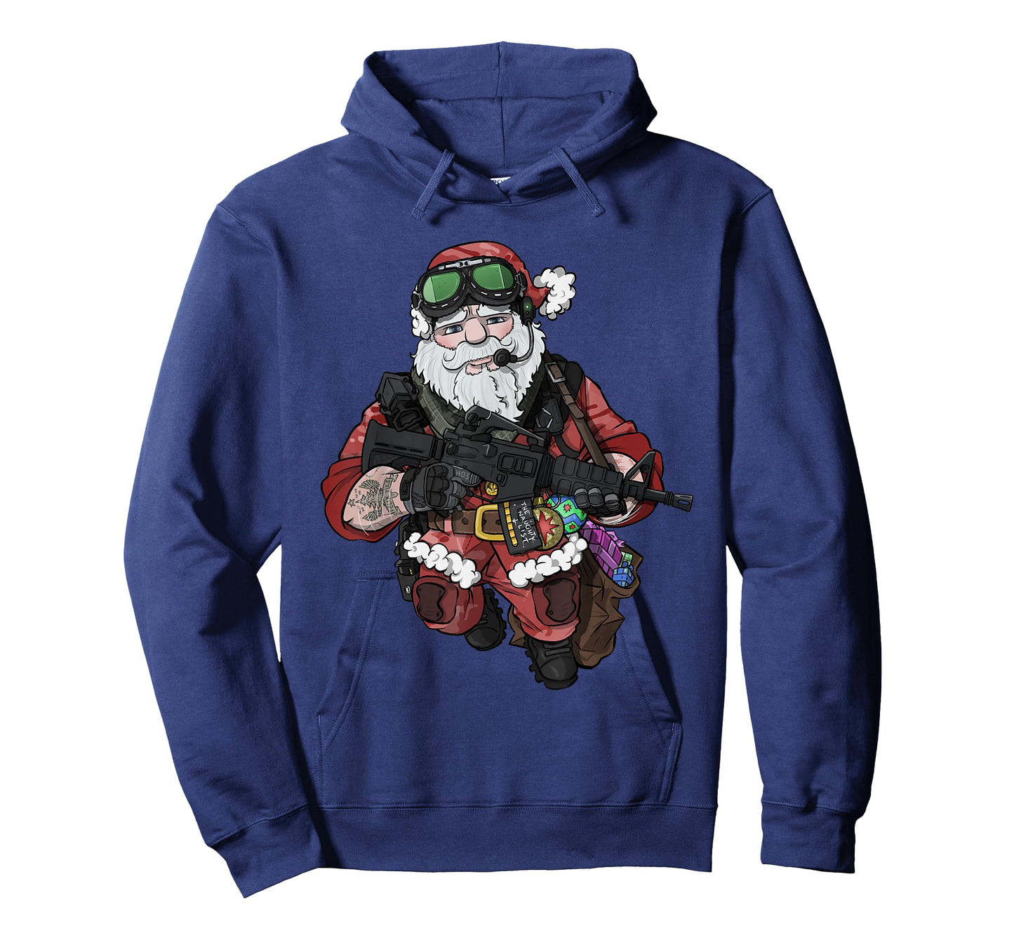 Patriot Progun Santa Claus Soldier XMAS Christmas Shirt T-Shirt