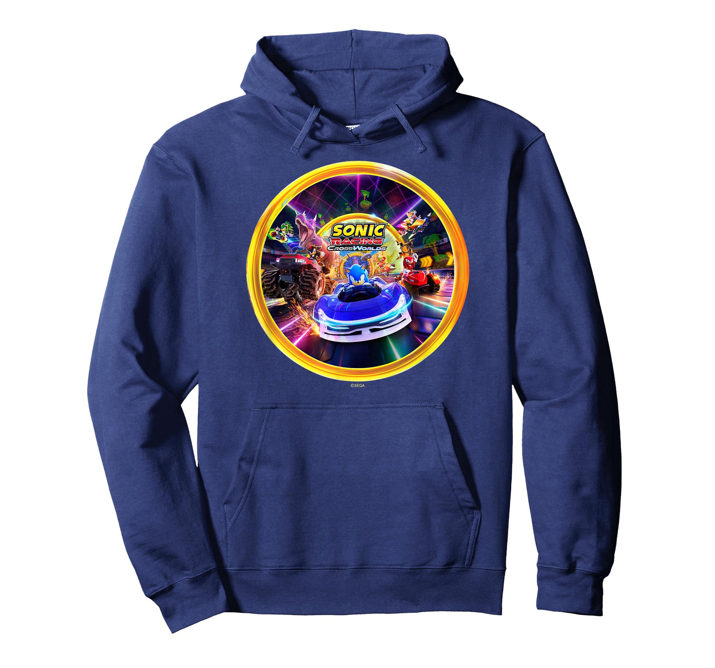 Sonic the Hedgehog Sonic Racing CrossWorlds Key Art T-Shirt