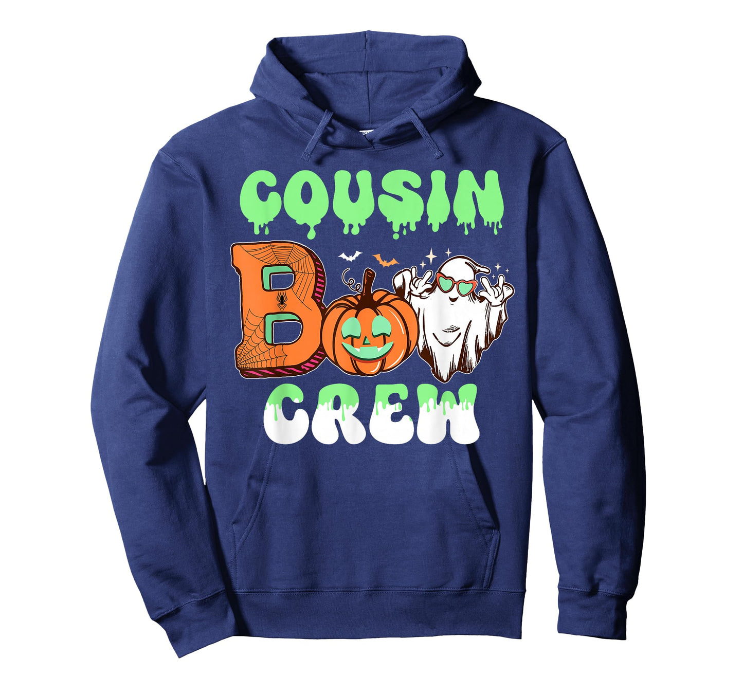 Cousin Boo Crew Halloween Ghost Pumpkin T-Shirt