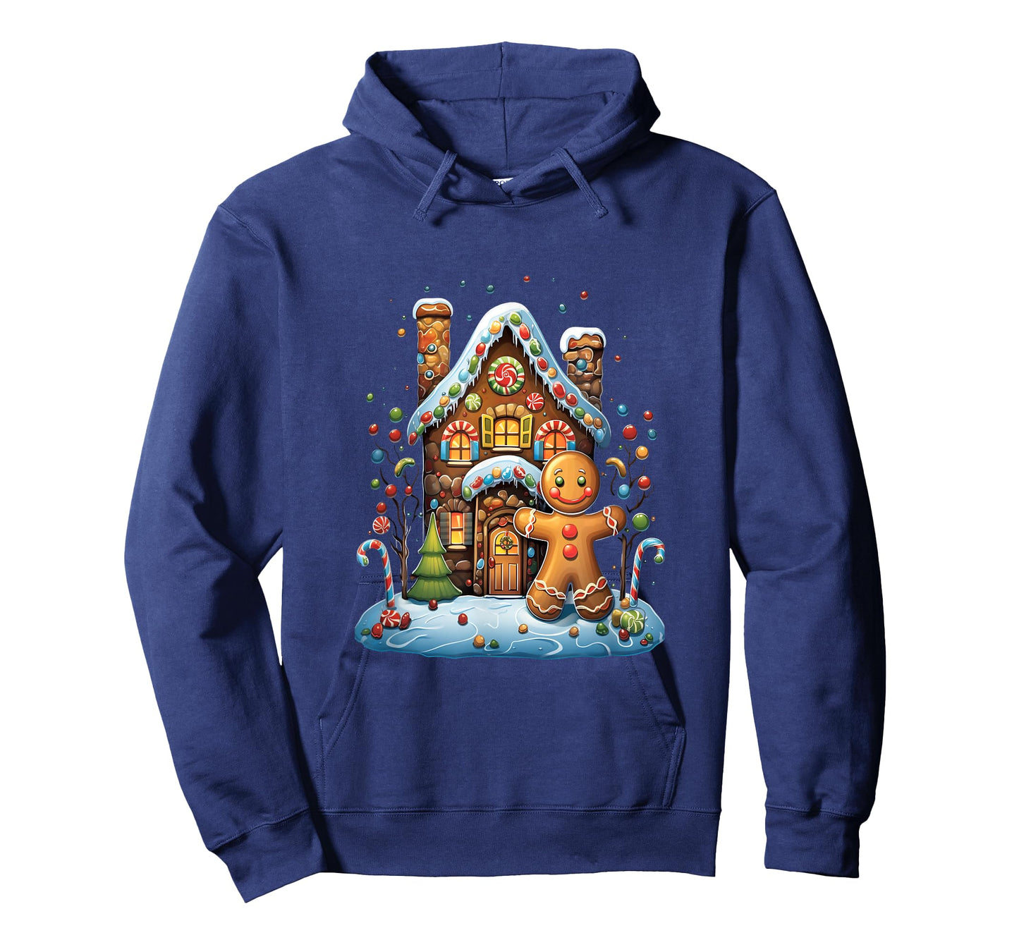 Christmas Gingerbread House Candy Cane X-Mas Pajamas Party T-Shirt