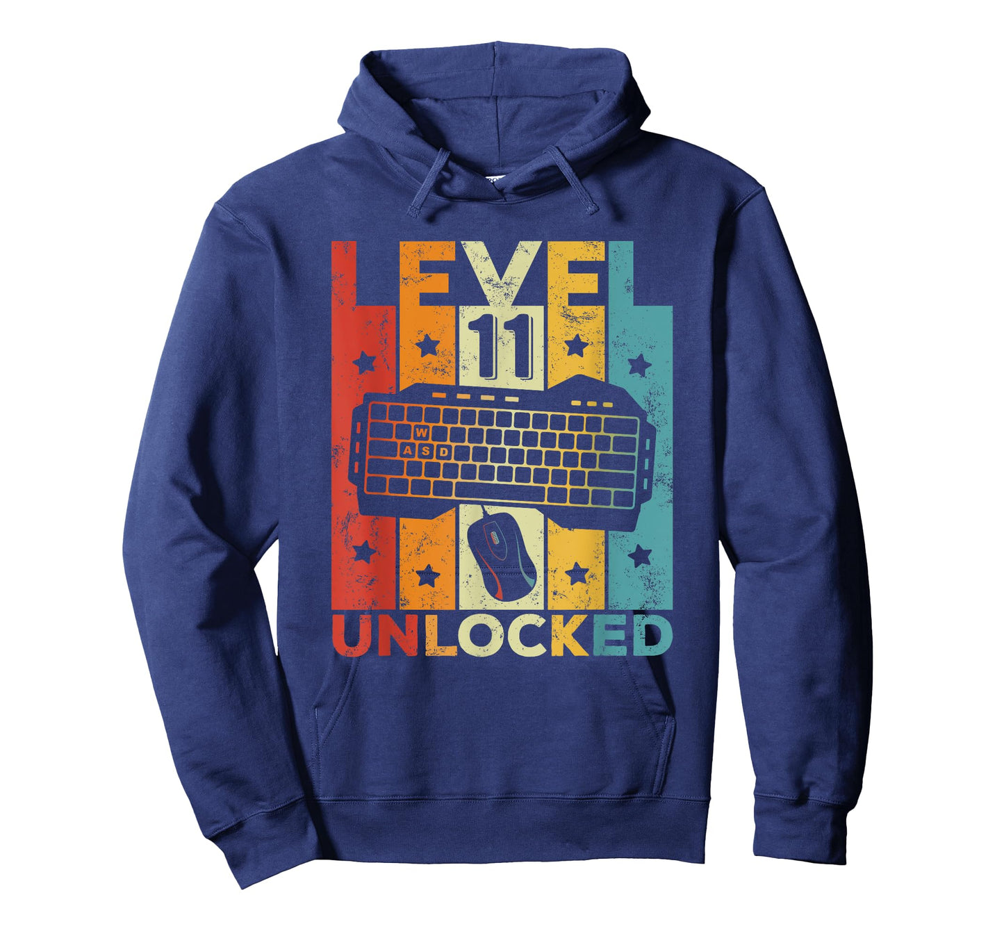 Level 11 Unlocked Gaming Keyboard 11 Birthday Boy Girl Gamer T-Shirt
