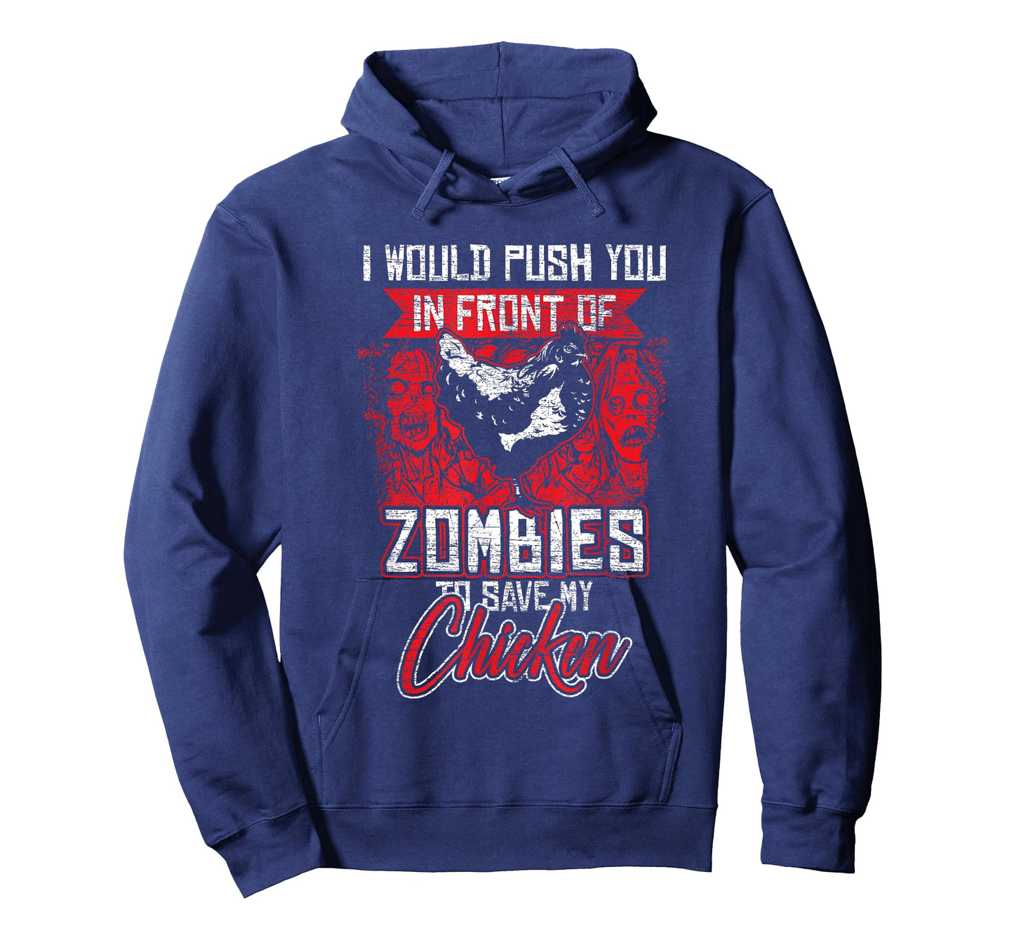Zombie Halloween Costume Farm Farmer Chicken T-Shirt