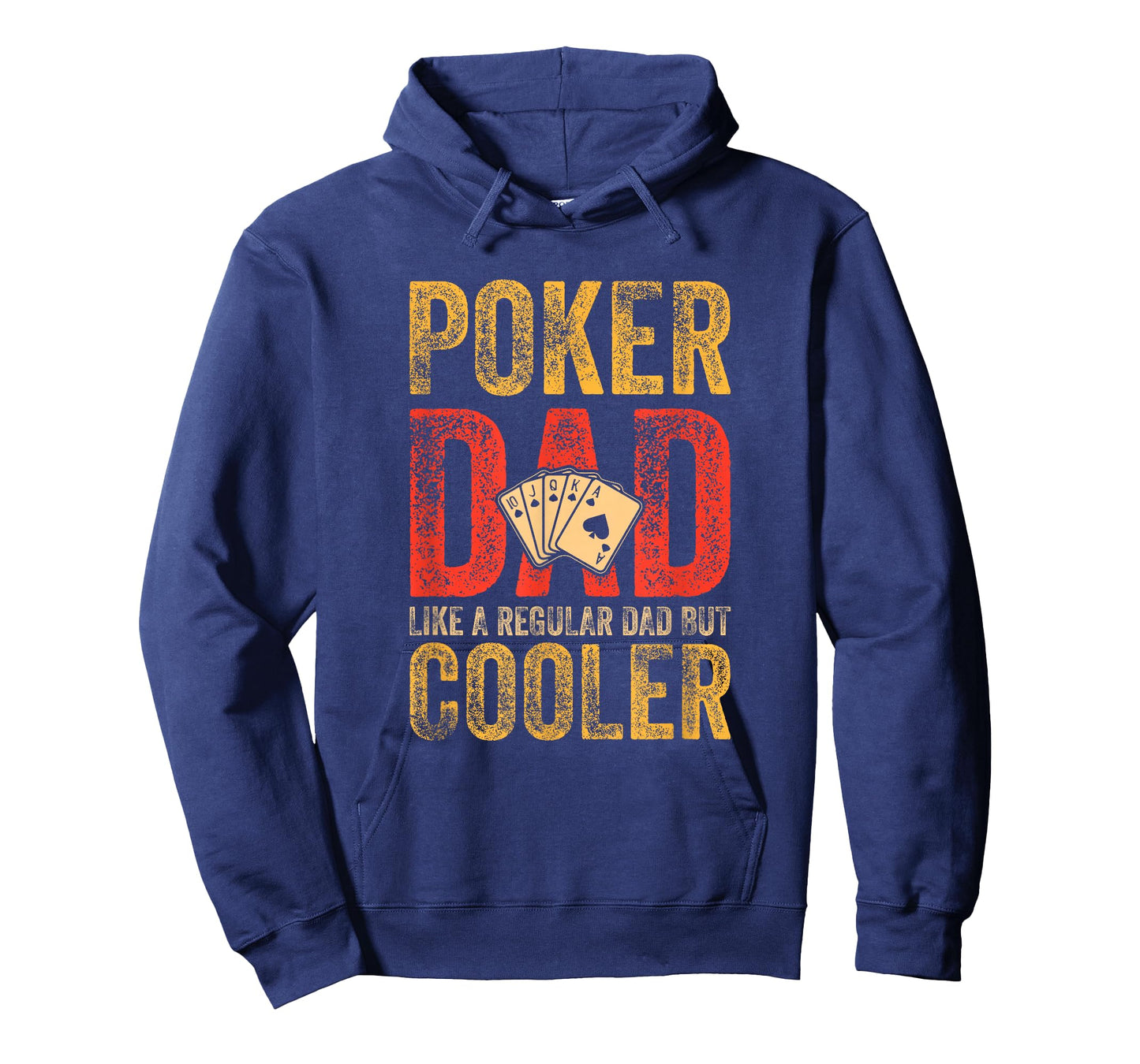 Poker Dad Funny Men Casino Play Card Gambler Poker T-Shirt
