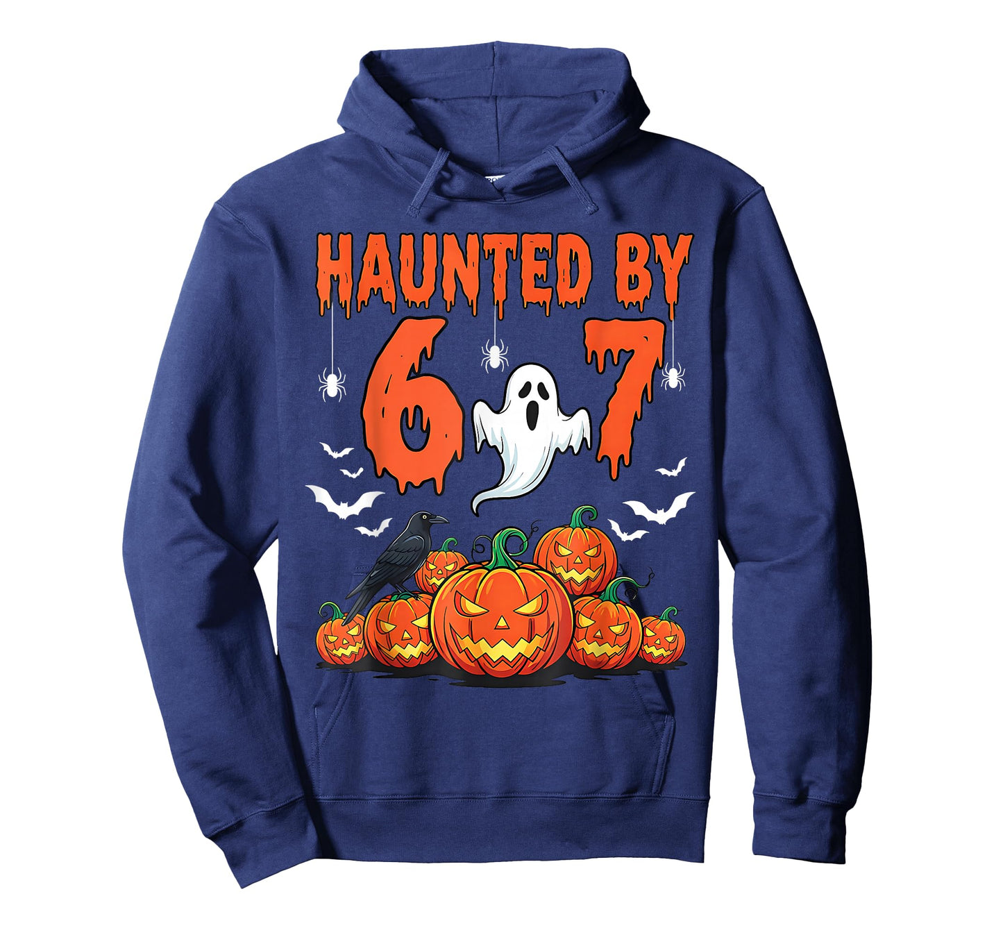 Haunted by 67 Funny Six Seven Meme 6 7 Halloween Costume Kid T-Shirt