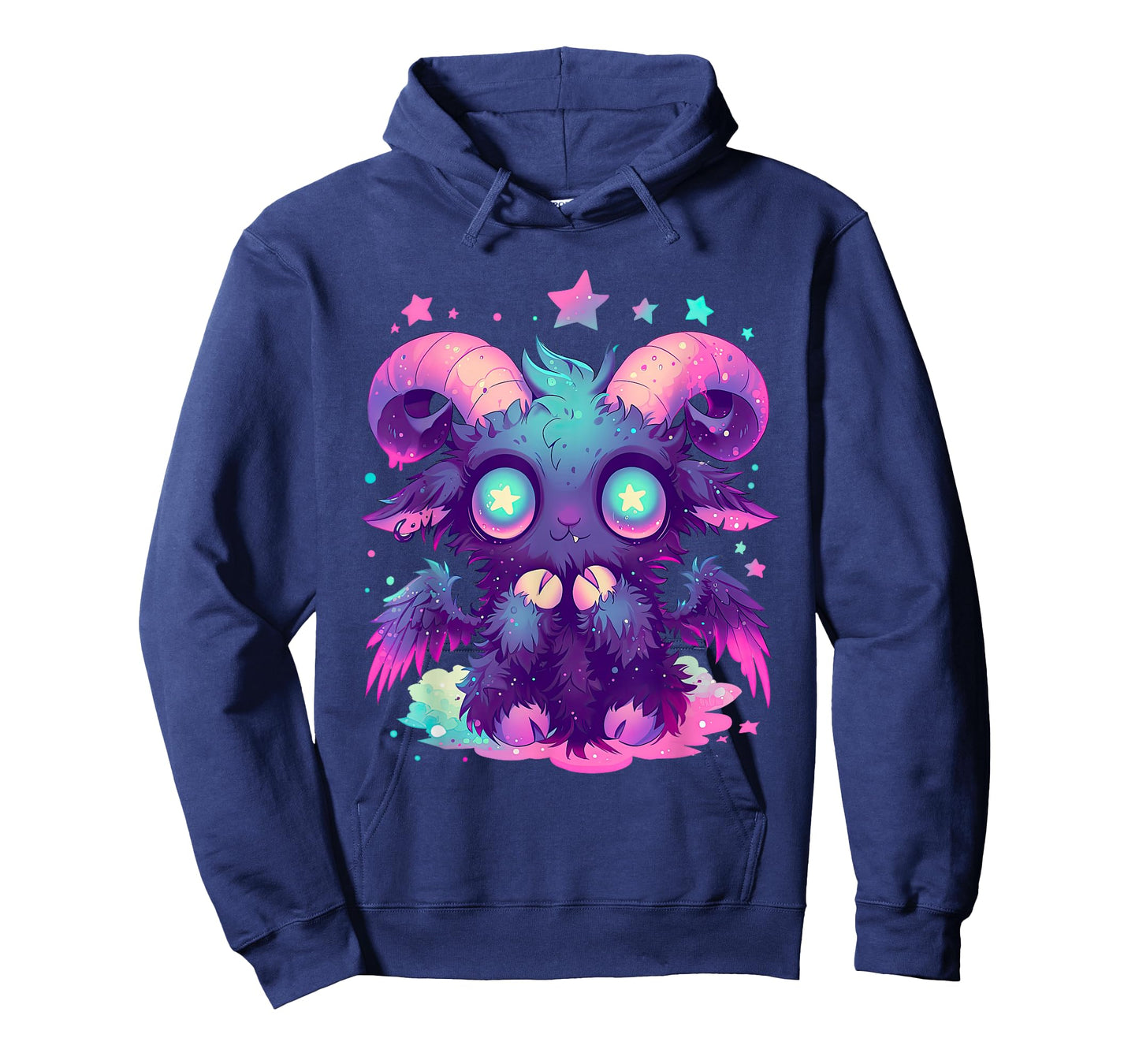 Kawaii Pastel Goth Creepy Cute Witchy Goat Baphomet T-Shirt