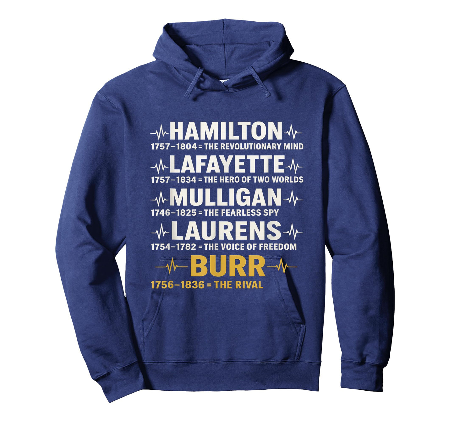 Hamilton, Lafayette, Mulligan, Laurens, Aaron Burr, Sir Tee T-Shirt