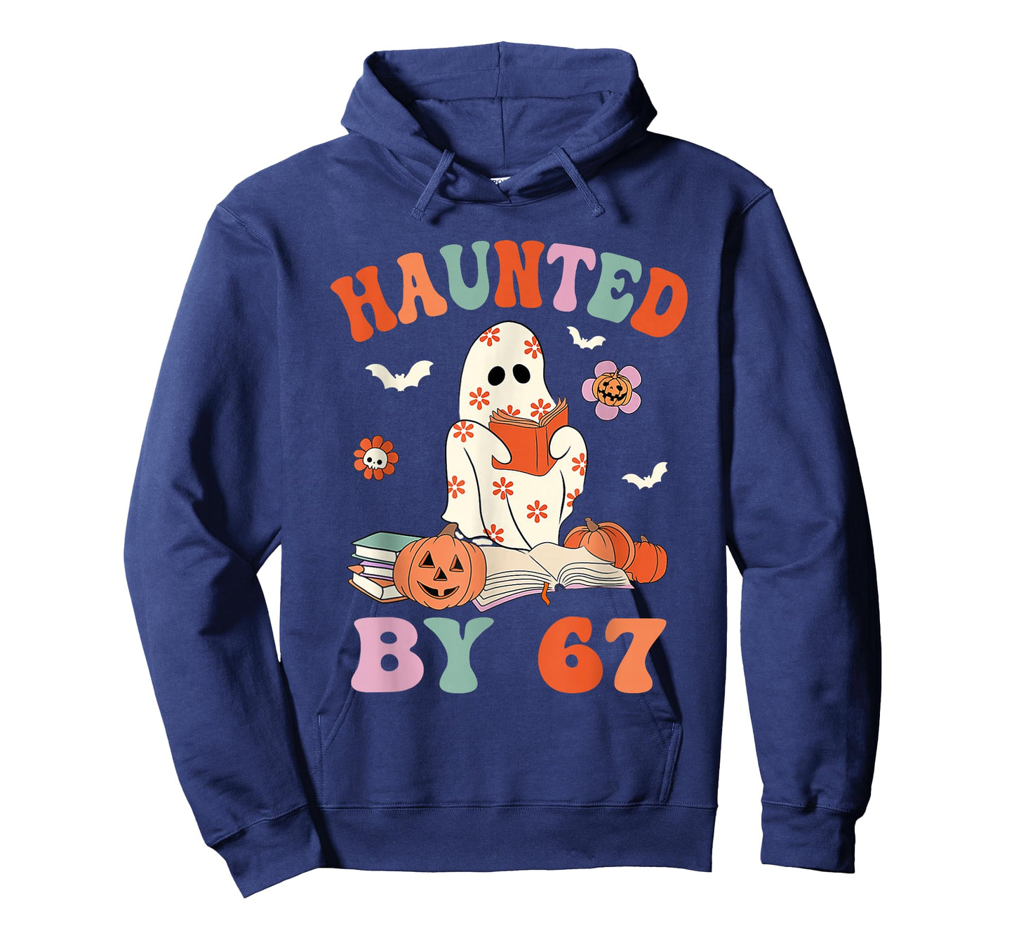 Haunted by 67 Funny Boo Ghost Teacher 6 7 Halloween Costume T-Shirt
