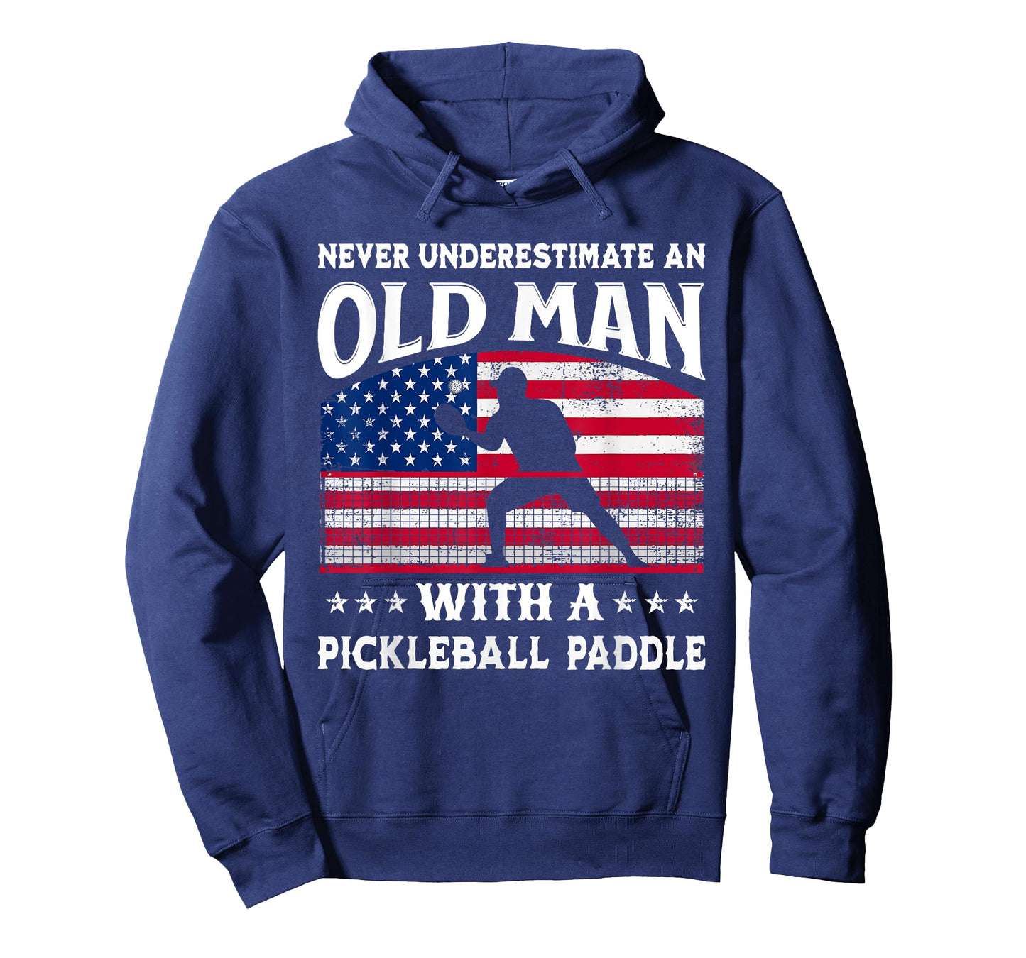 Never Underestimate An Old Man With A Pickleball Paddle T-Shirt