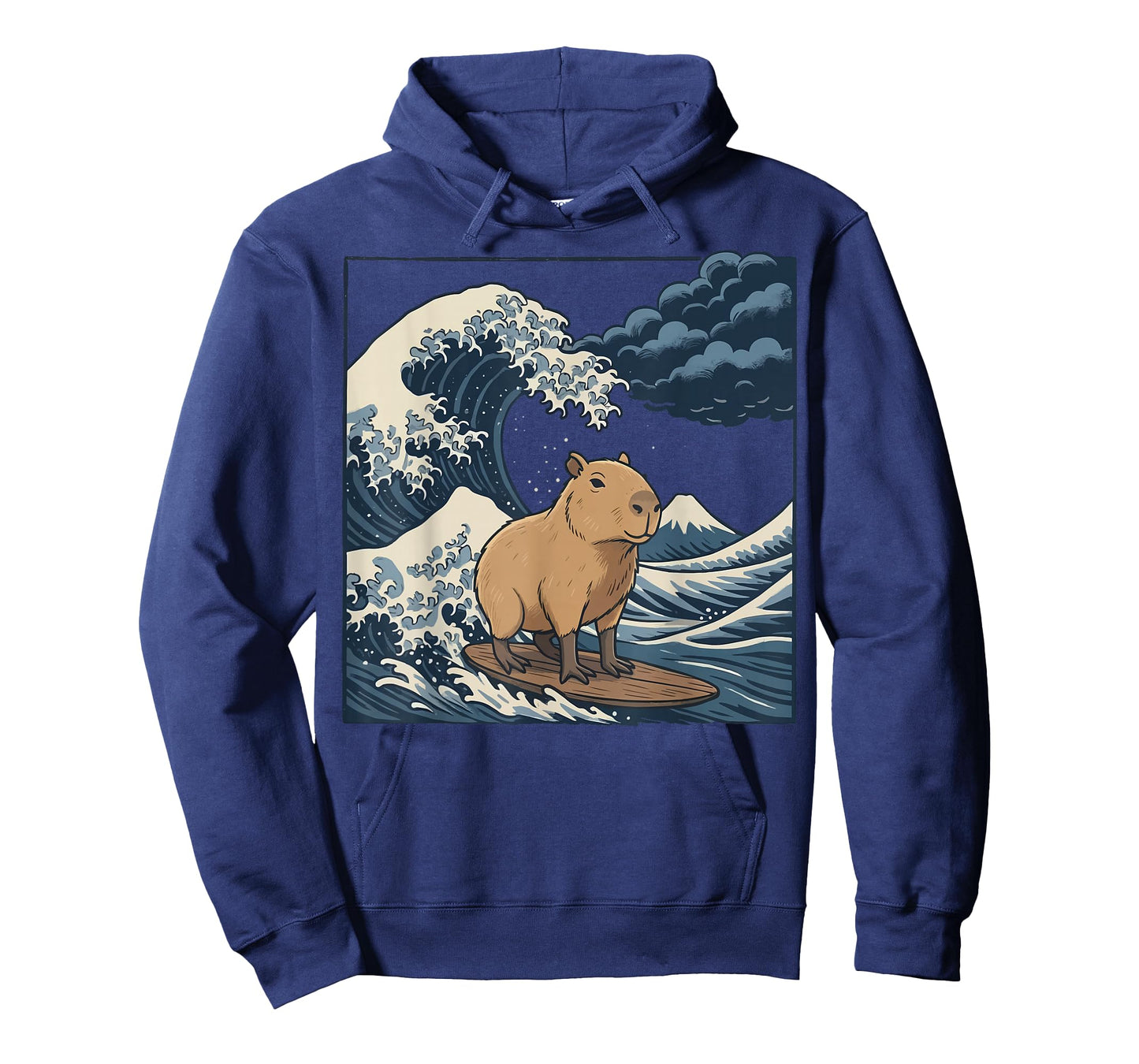 Capybara Surfing Japanese T-Shirt