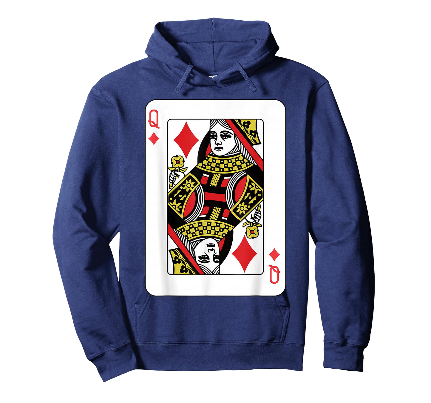 Queen of Diamonds Playing Card Poker T-Shirt