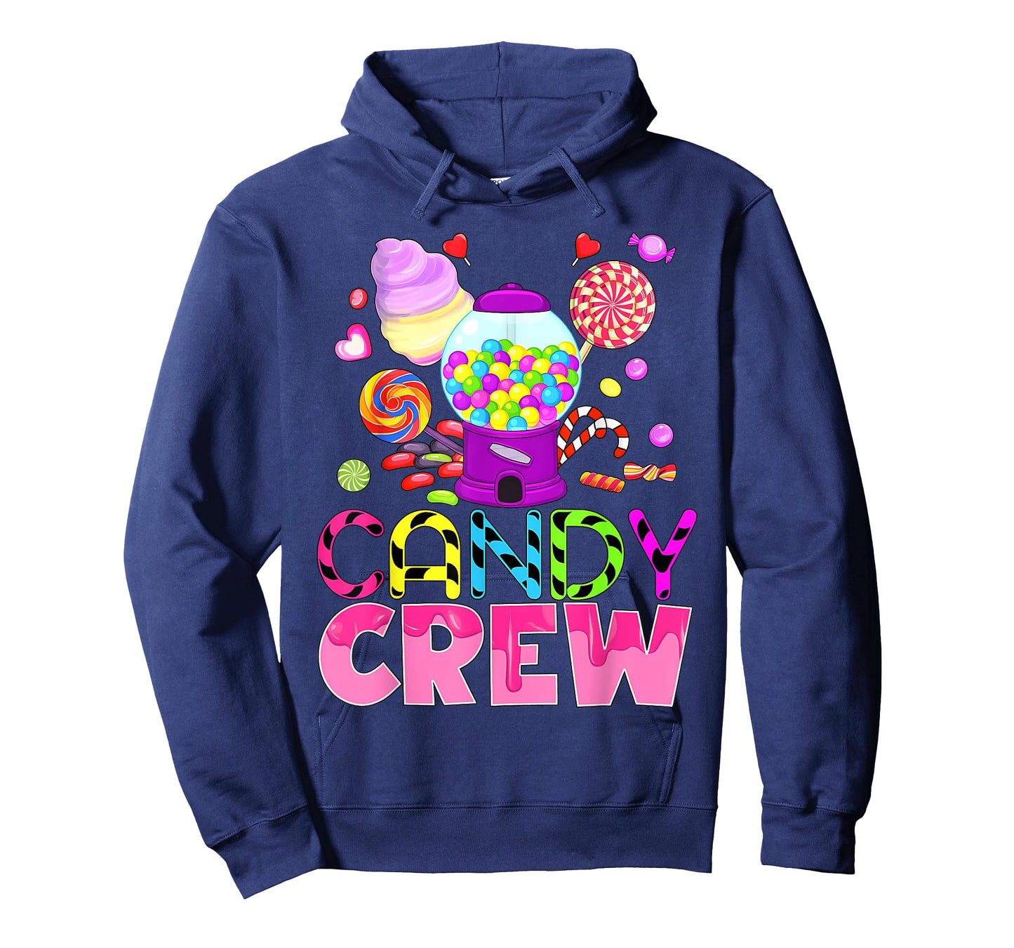 Candy Crew Funny Candy Security Girl Boy Kid Teen Women T-Shirt