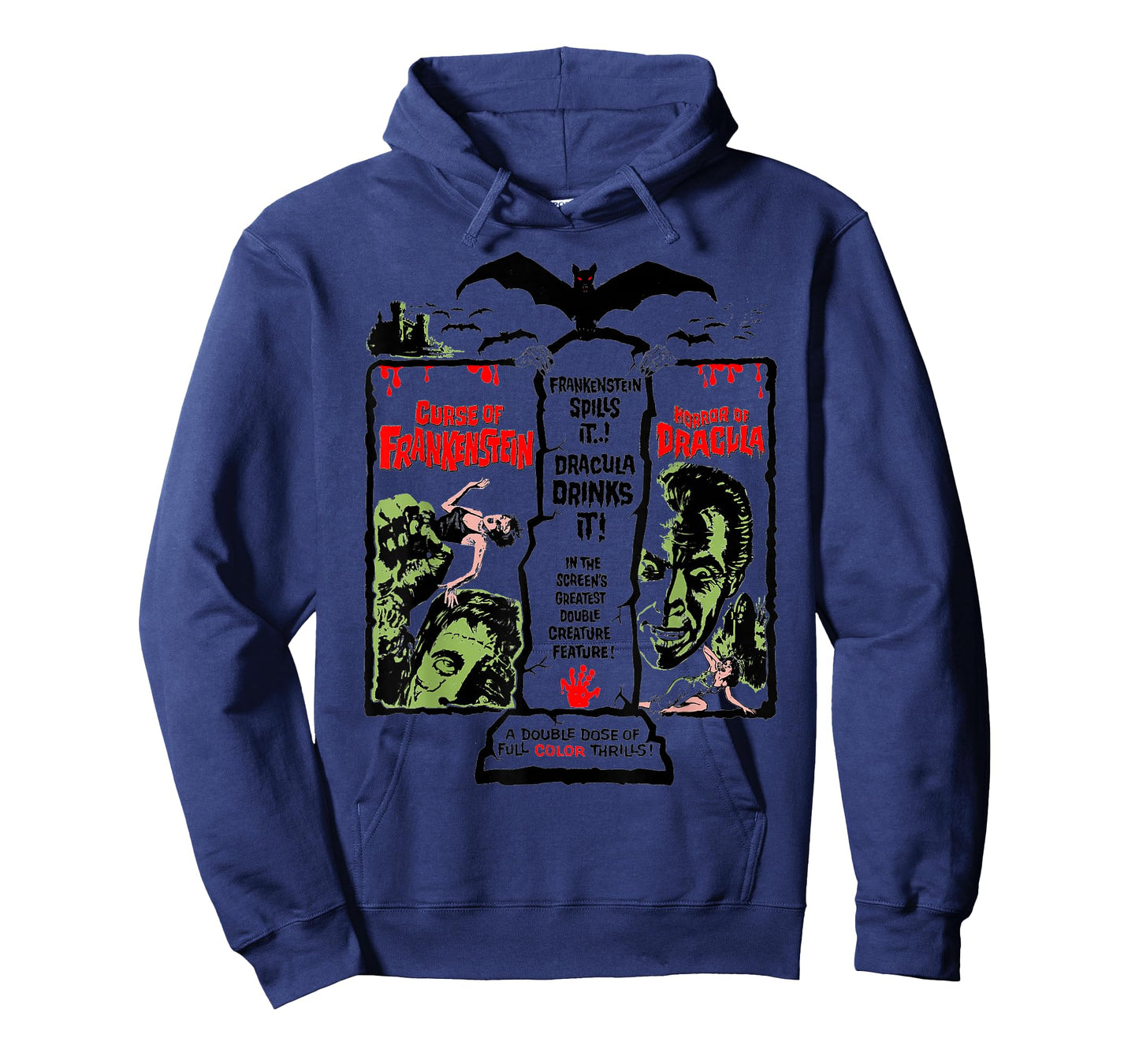 Horror Scene Sexy Dracula Halloween Frankenstein Horror T-Shirt