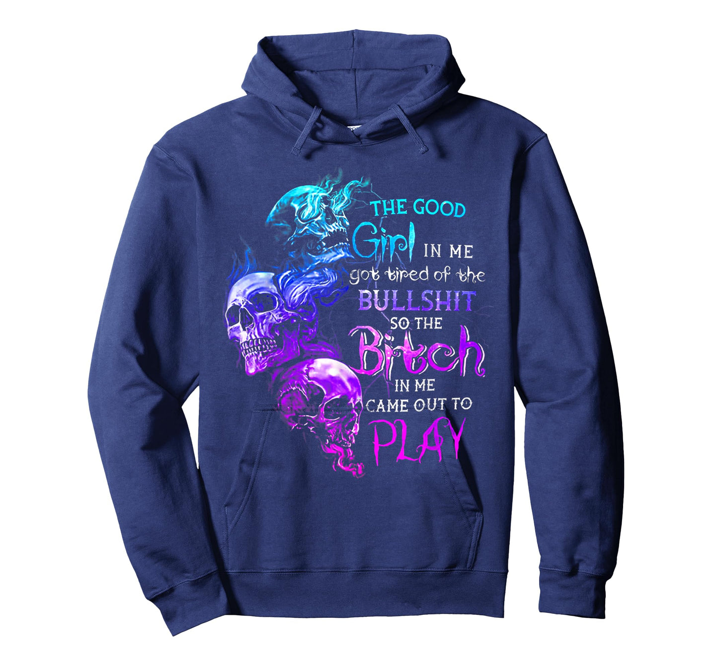 The Good Girl in Me Got Tired of The Bullshit Skull Rose T-Shirt