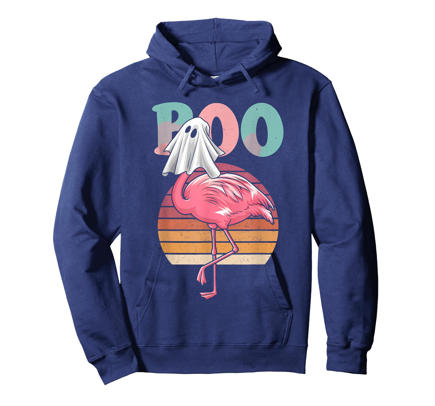 Flamingo Ghost Boo Pink Halloween Costume Flamingo Lover T-Shirt