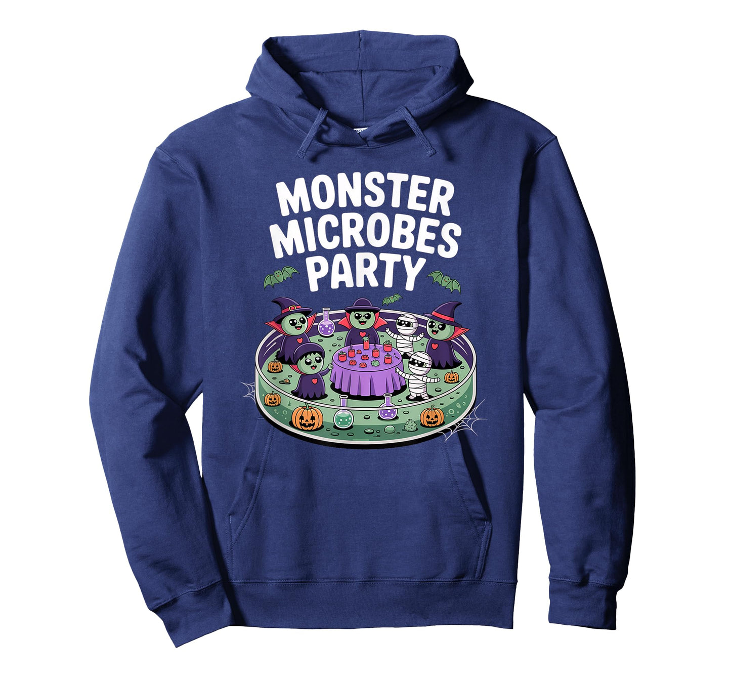 Monster microbes Party, Science and Microbiology Halloween T-Shirt