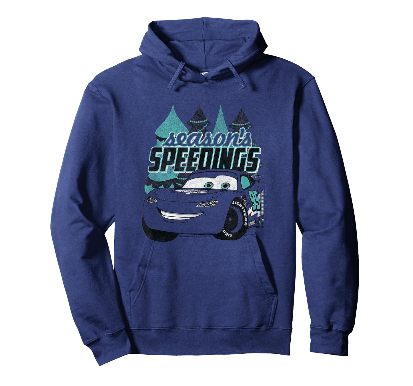 Disney Pixar Cars 2 Christmas Season's Speedings Vintage T-Shirt