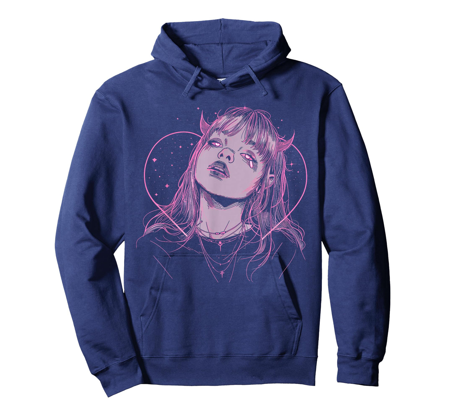 Demon Anime Girl Heart Pastel Goth Alt Pink Grunge Aesthetic T-Shirt