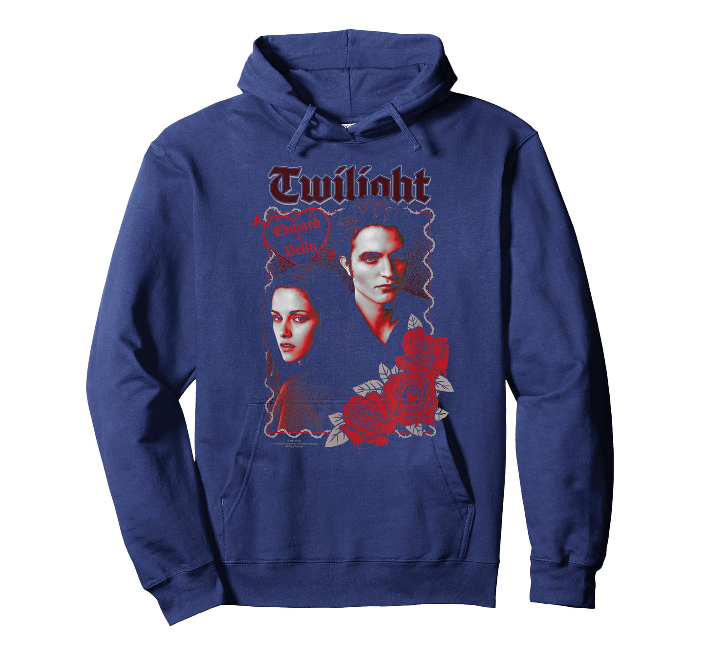 Twilight Saga Movies Edward and Bella Love with Roses T-Shirt