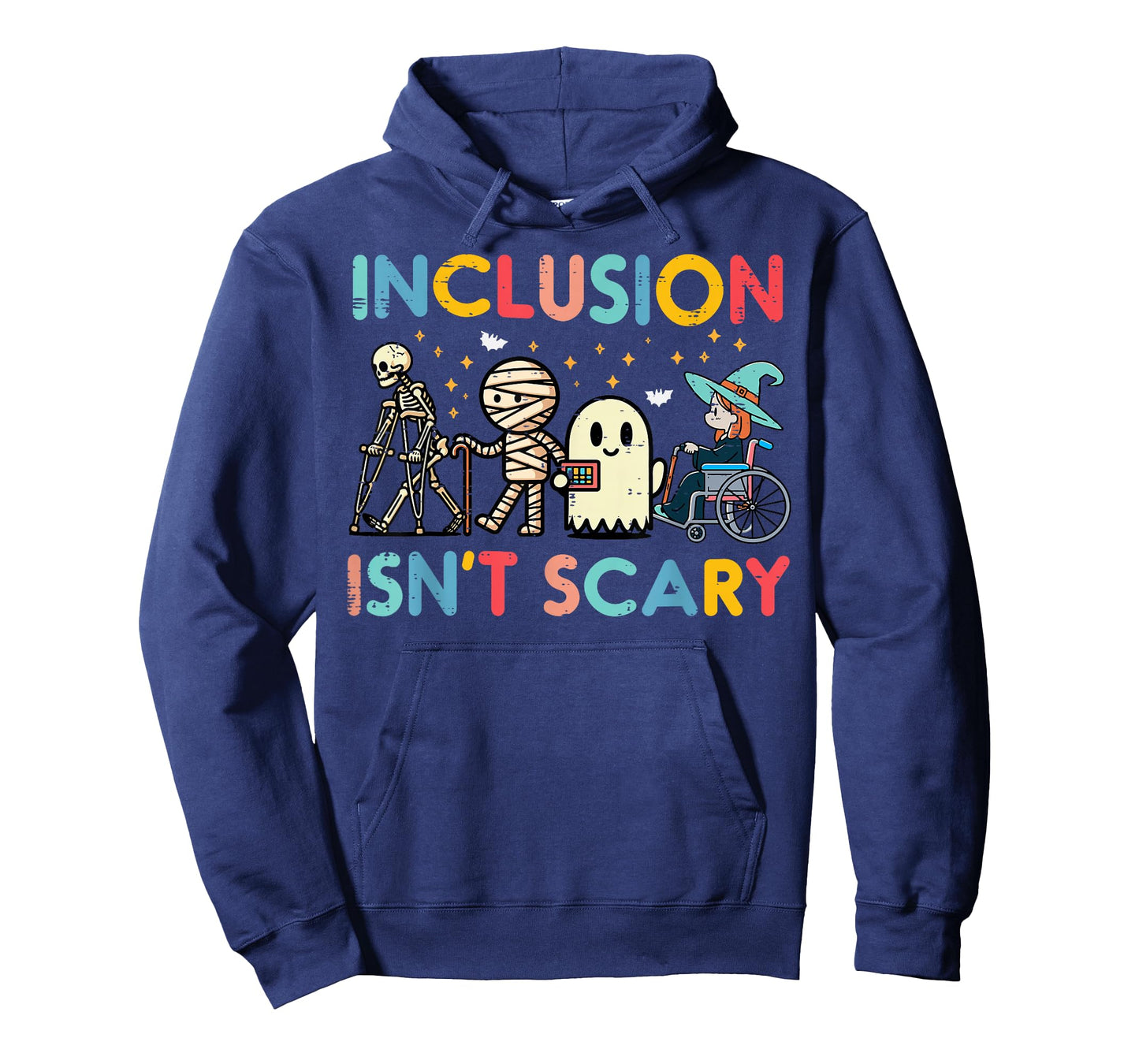 Inclusion Isnt Scary Teacher Para SLP Halloween Men Women T-Shirt