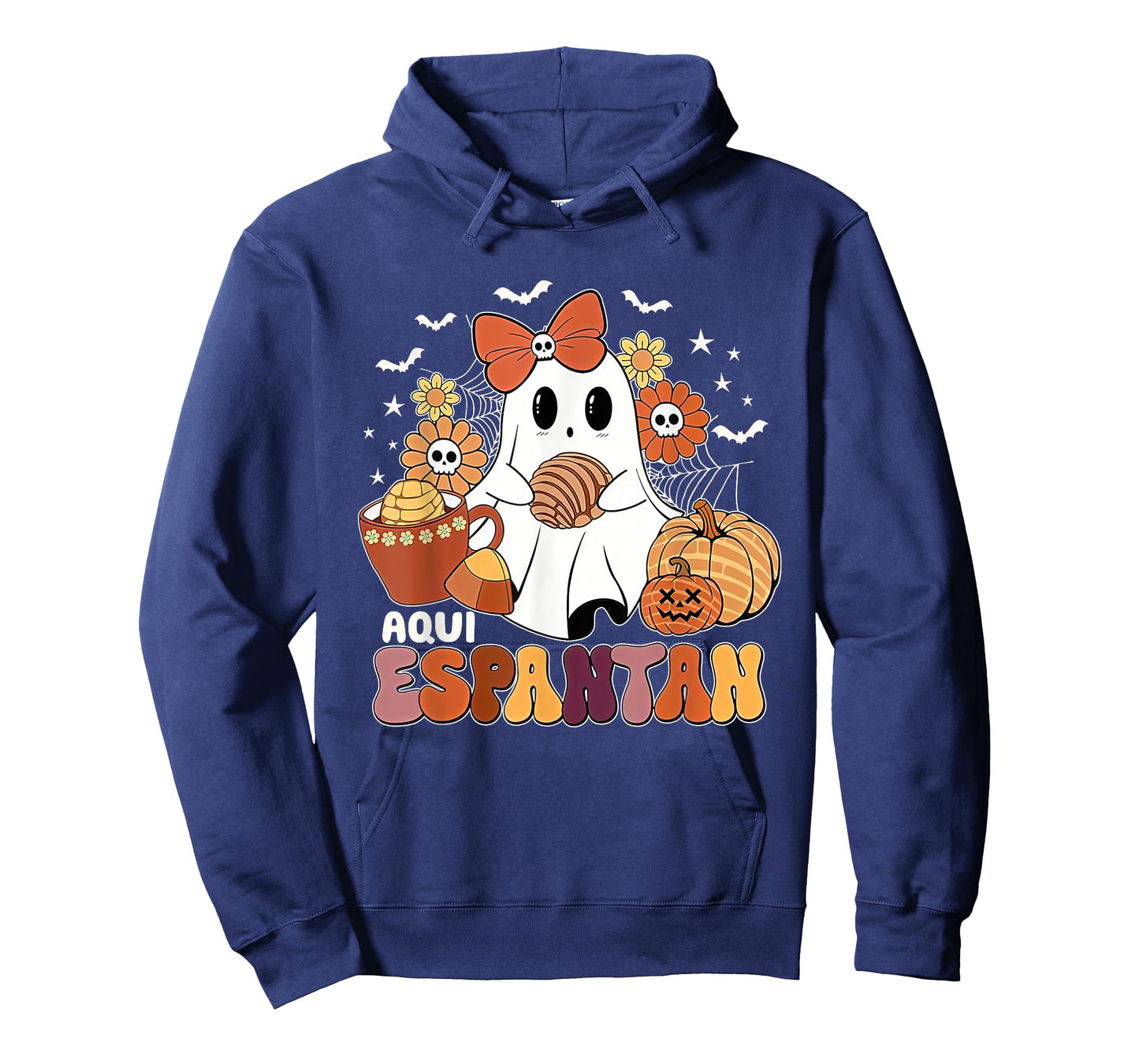 Aqui espantan Dia de Muertos Spanish Mexican Halloween Funny T-Shirt