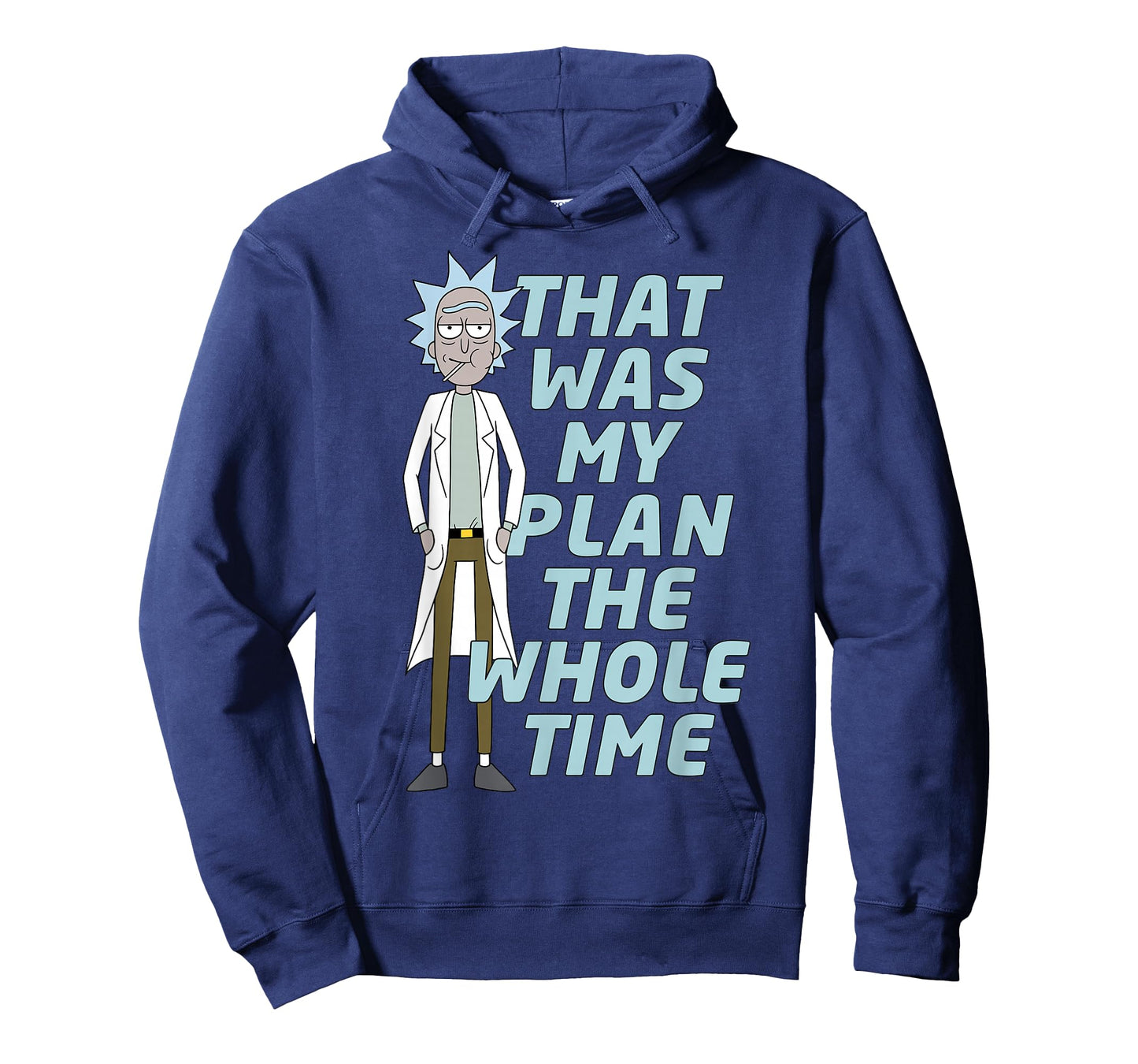 Rick and Morty That was My Plan Adult Cartoon Fashion T-Shirt