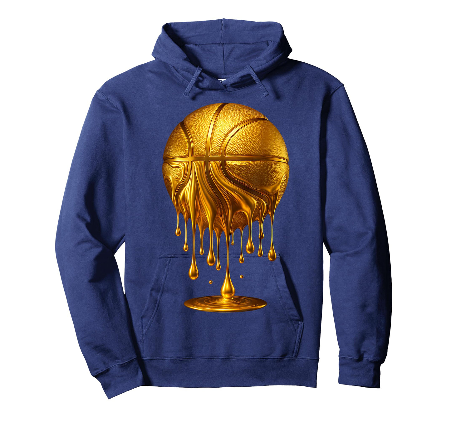 Dripping Gold Basketball Respect The Drip Basketball Hoop T-Shirt