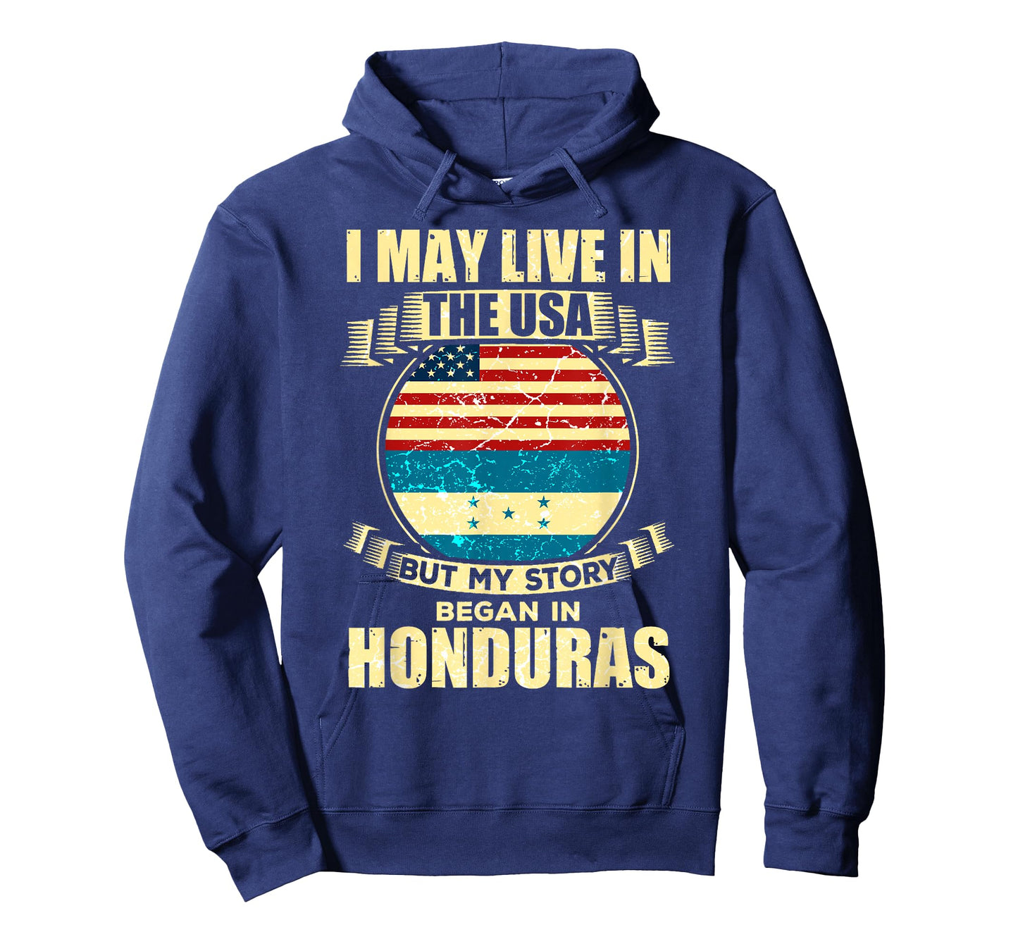 Home USA Honduras American Honduran Flag T-Shirt