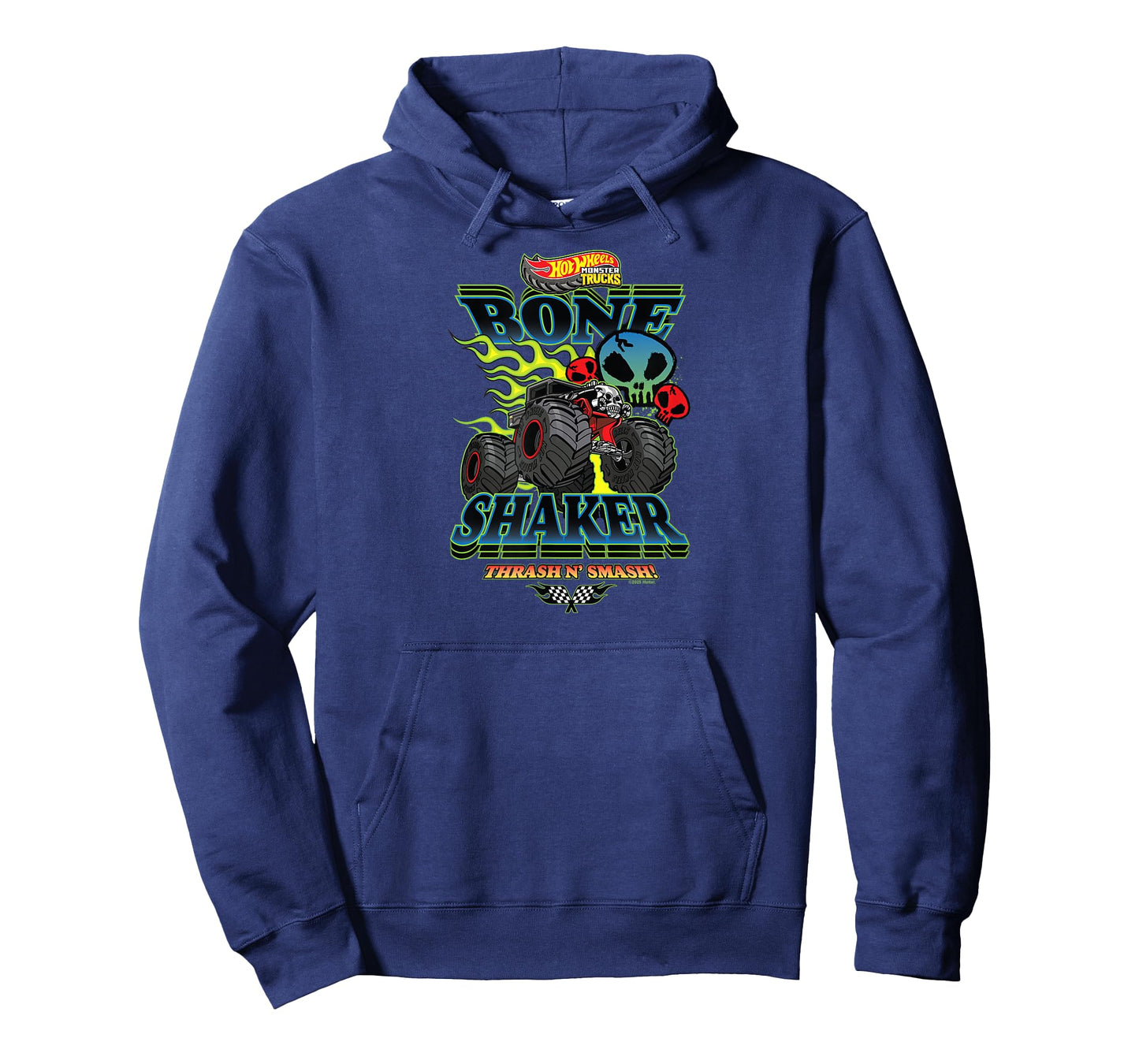 Hot Wheels Monster Trucks Bone Shaker Thrash Smash T-Shirt
