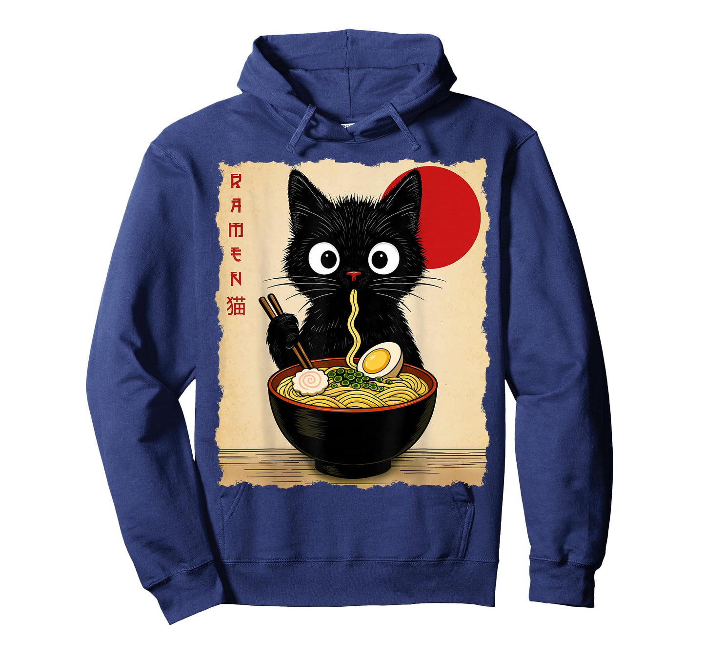 Anime Cat Ramen Japanese Funny Cat Graphic Tees Anime Gifts T-Shirt