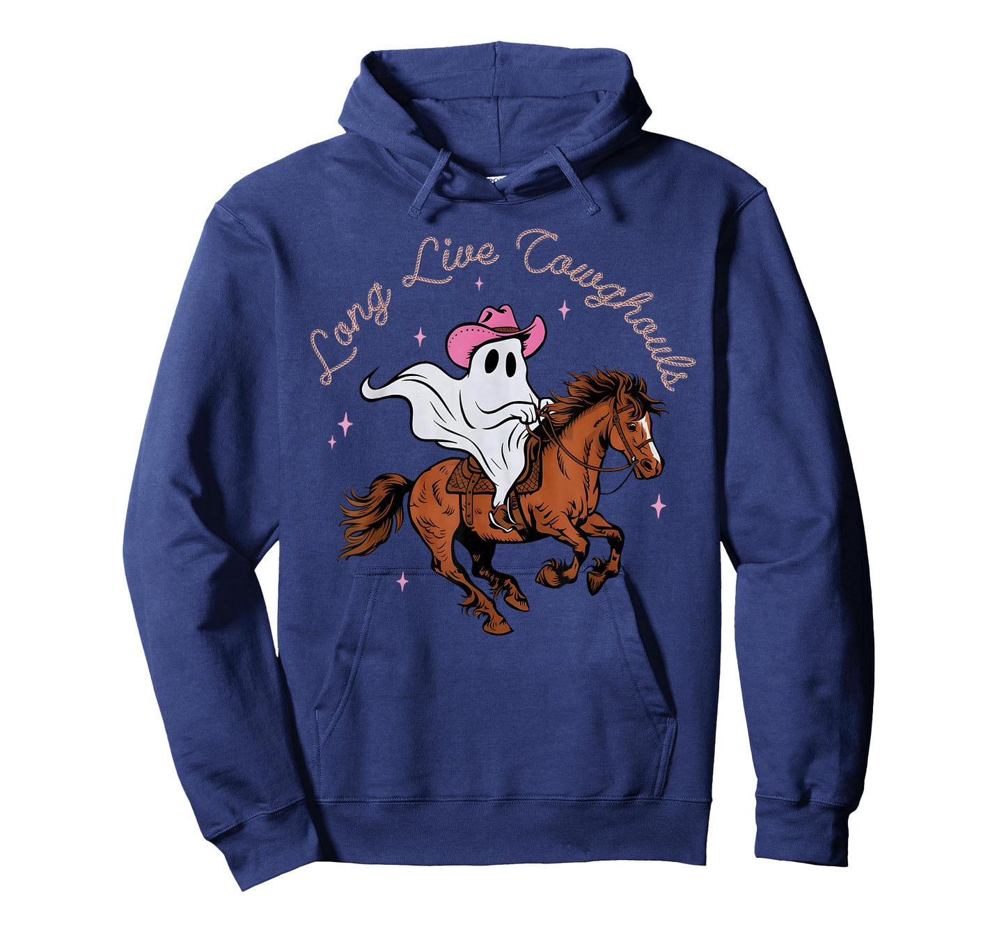 Long Live Cowghouls Western Ghost Halloween Cowboy Cowgirl T-Shirt