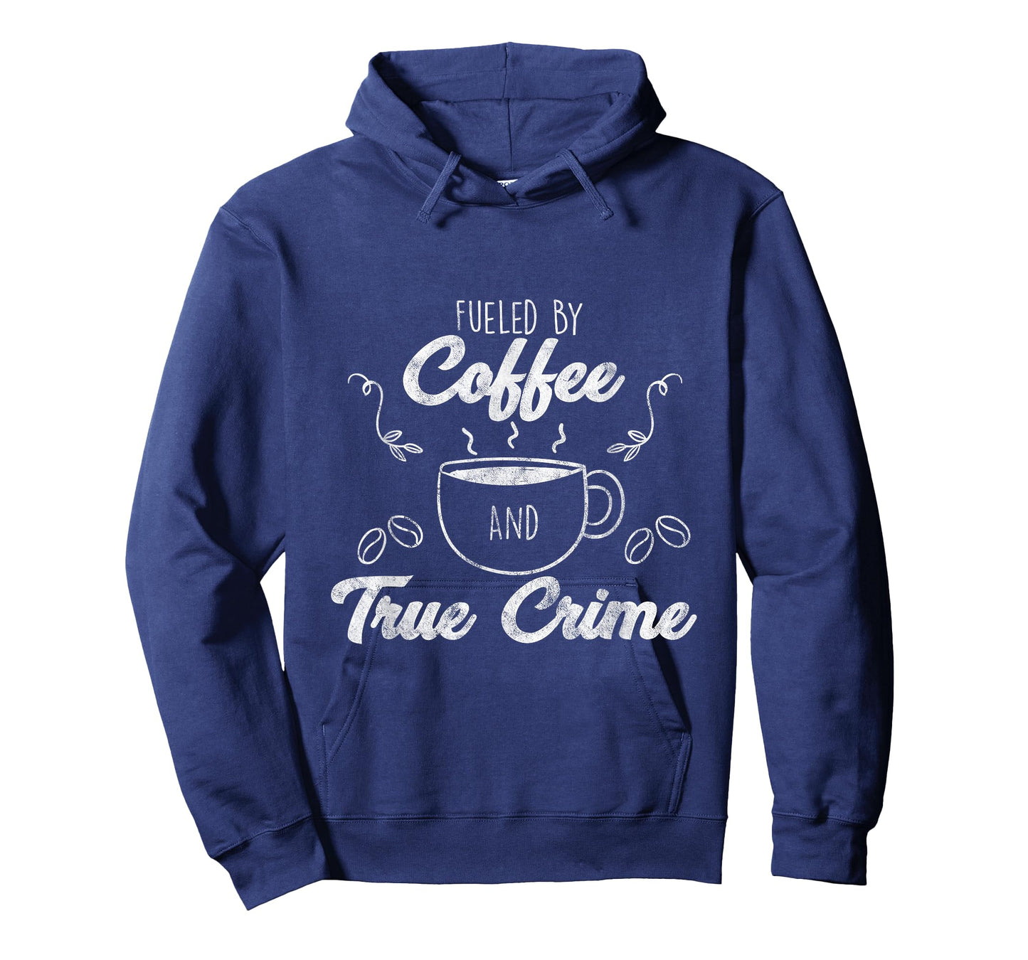 Fueled By Coffee Lover And True Crime Podcast Graphic Gift T-Shirt