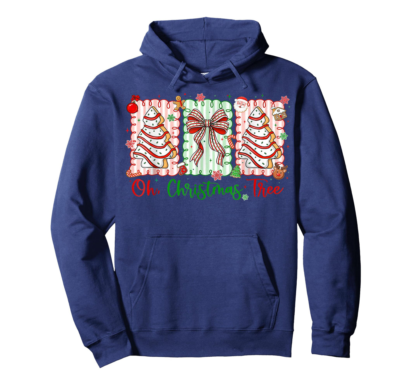 Groovy Oh Christmas Tree Cakes Debbie Becky Jen Cake Lovers T-Shirt