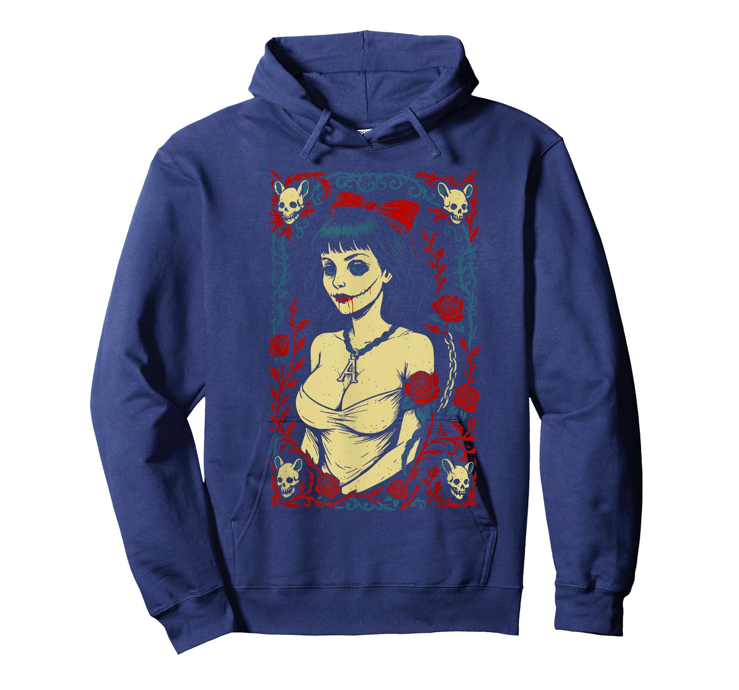 Sexy Zombie Pin-up Girl Vintage Goth Occult T-Shirt
