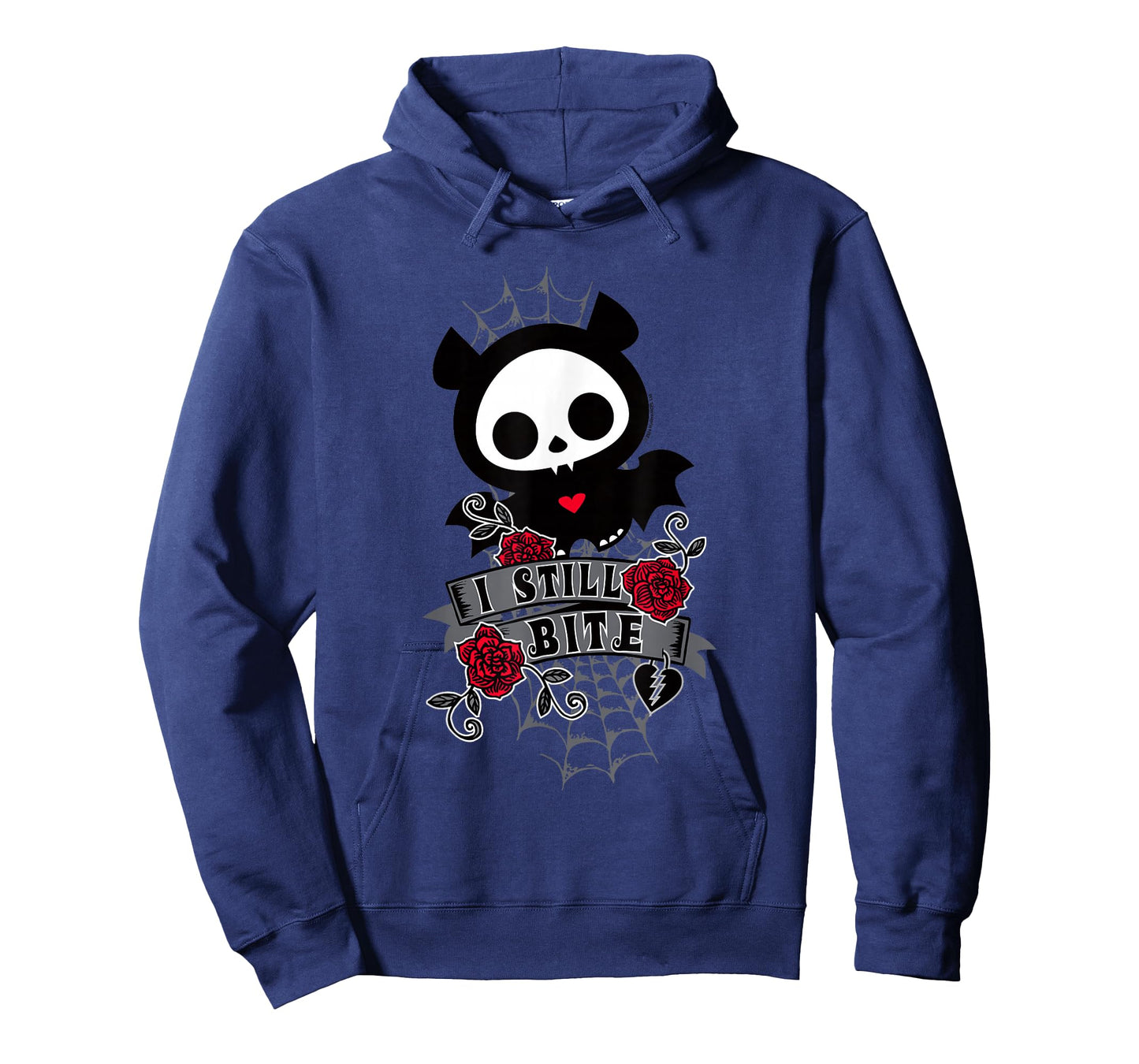 Skelanimals Diego Bat Cute I Still Bite Floral Rose Portrait T-Shirt