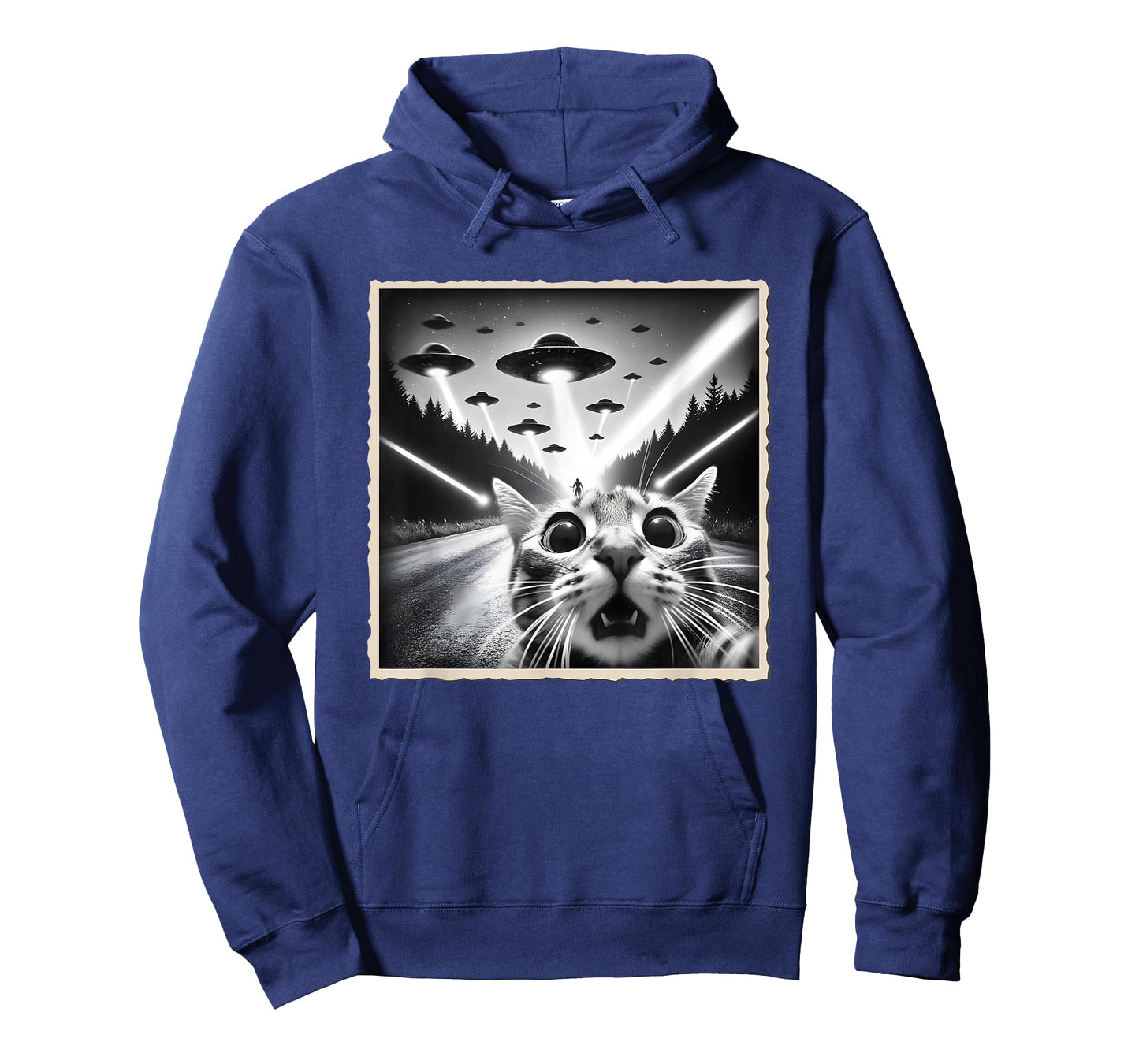 Cat Selfie With UFO | Funny Alien & Cat T-Shirt
