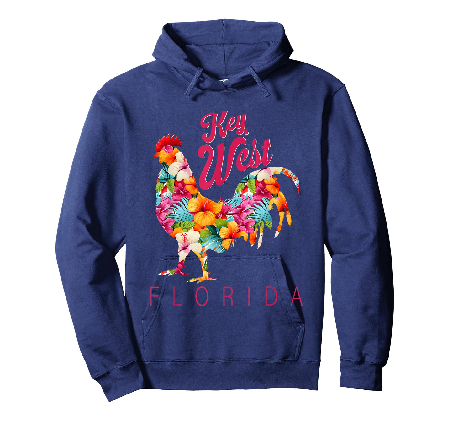 Key West Islands Florida Shirt Hibiscus Flower Chicken T-Shirt