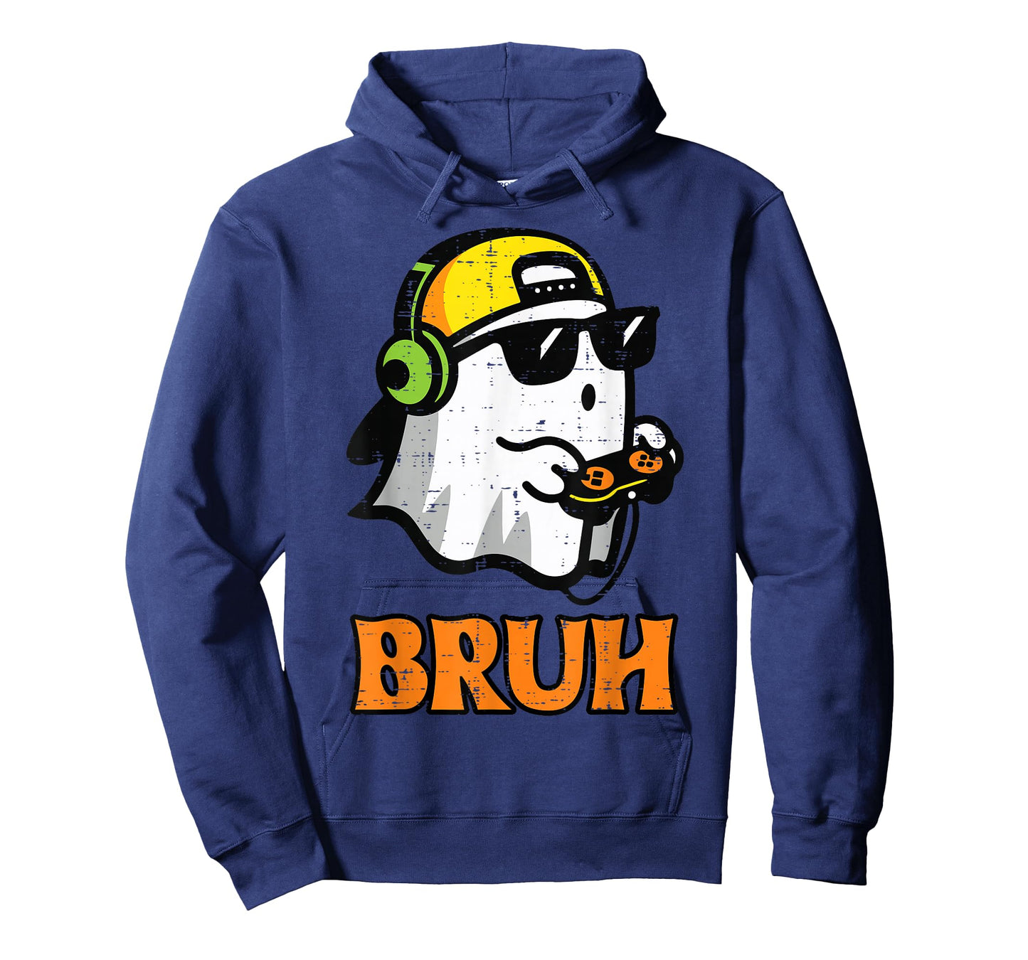 Halloween Ghost Gamer Bruh Gaming Costume Men Boys Kid Youth T-Shirt
