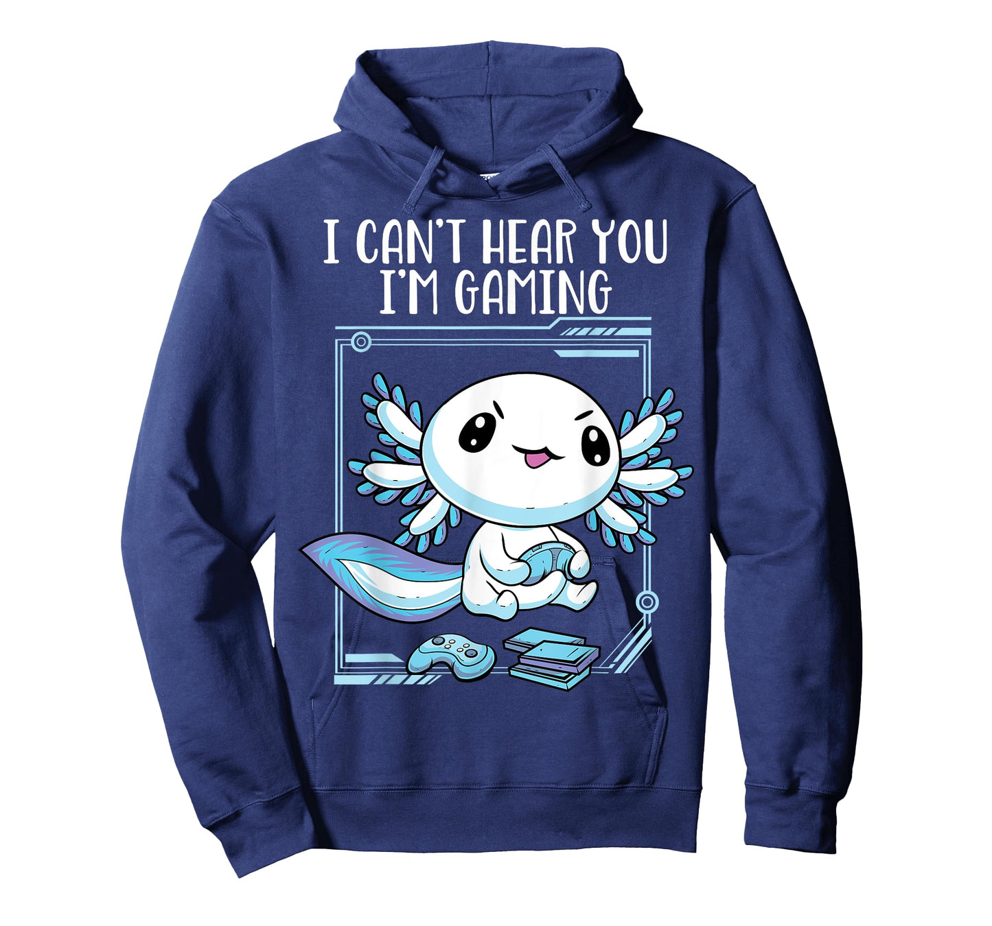 Gamer Axolotl Shirt Gamesolotl Fish Gaming Video Gamer Anime T-Shirt