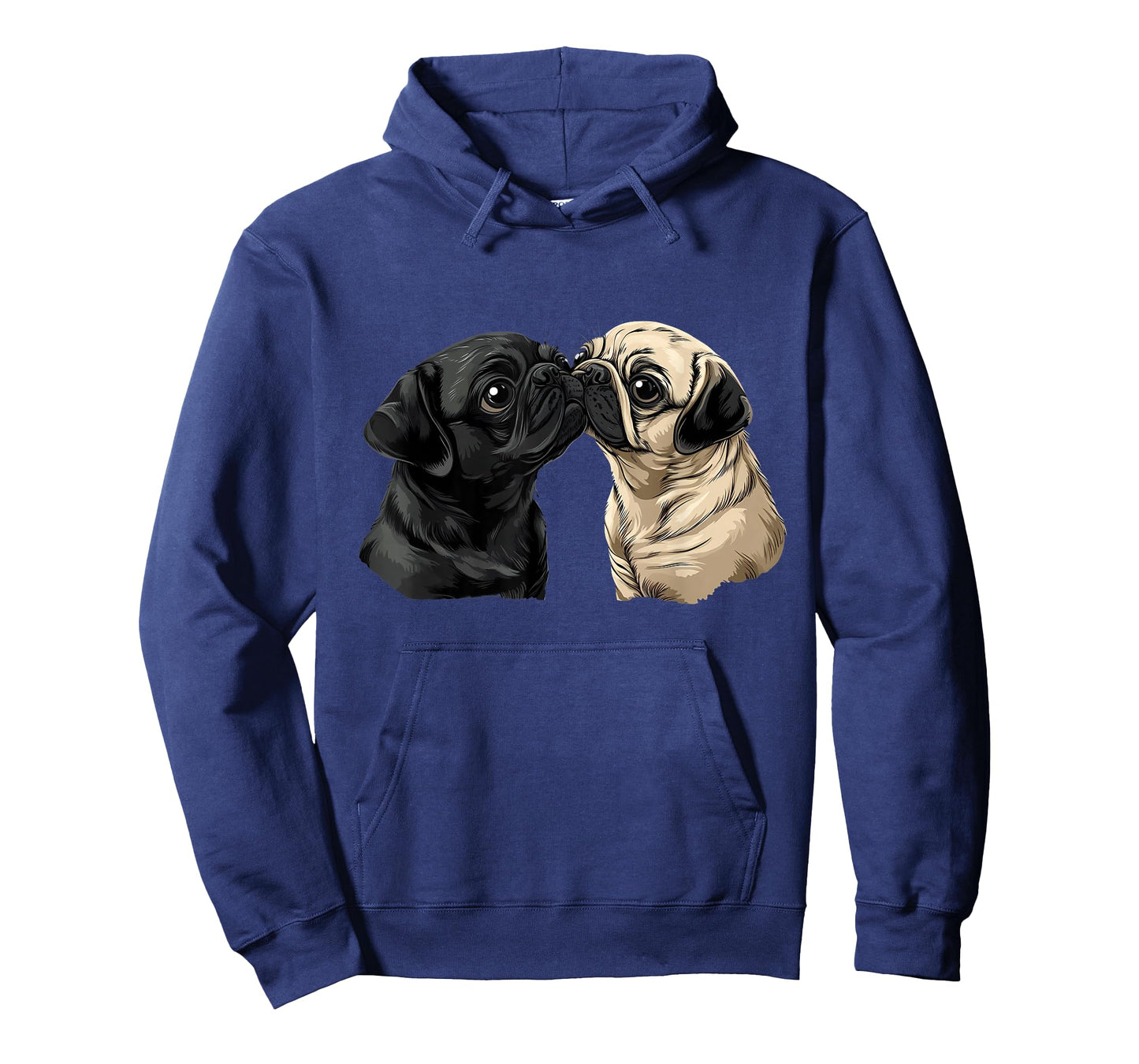 Pug Dog Face Colorful Portrait Animal Cute Pug Lover T-Shirt