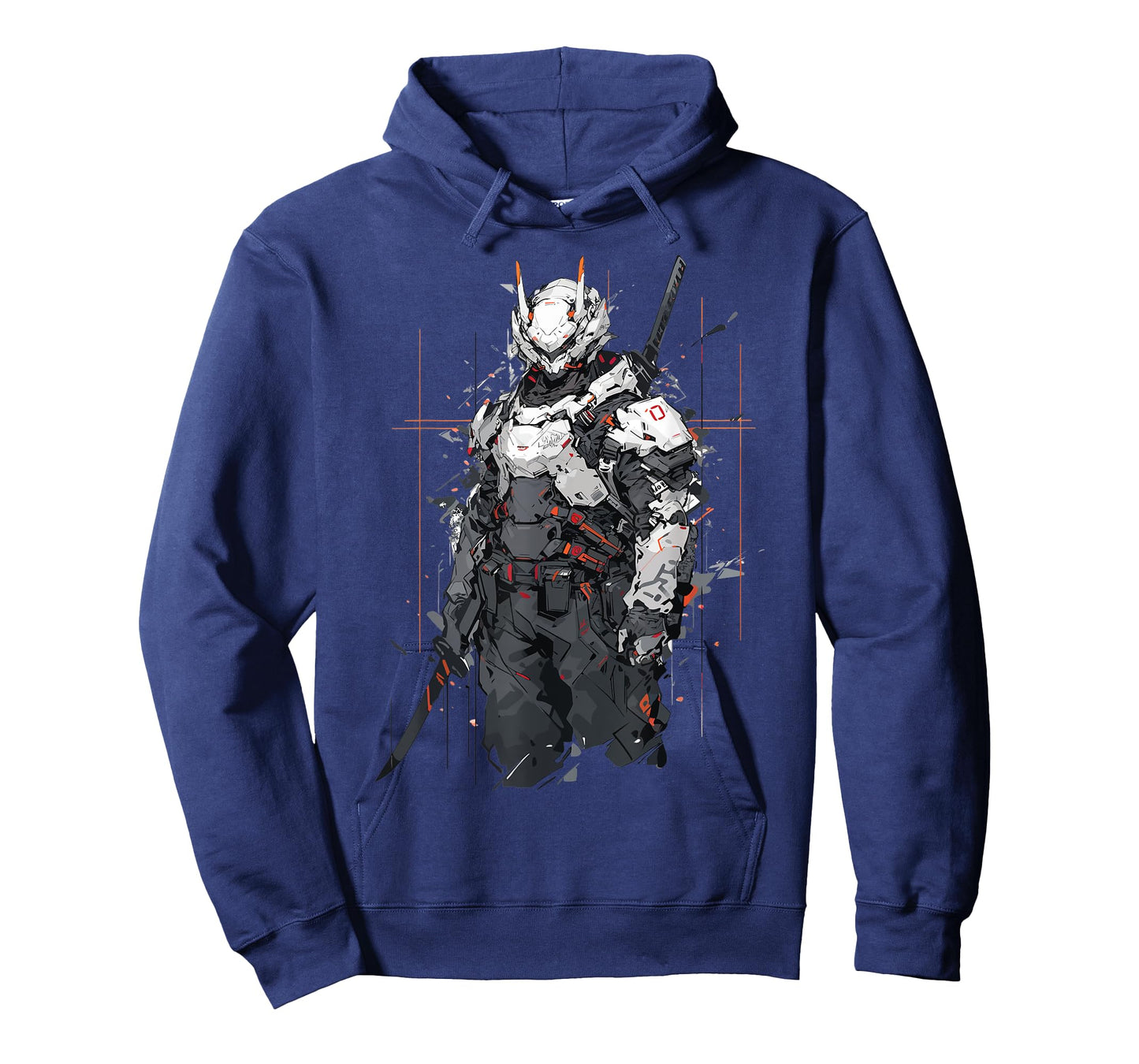 Ninja Shinobi Cyborg Warrior Robotic Anime Manga Comic Style T-Shirt
